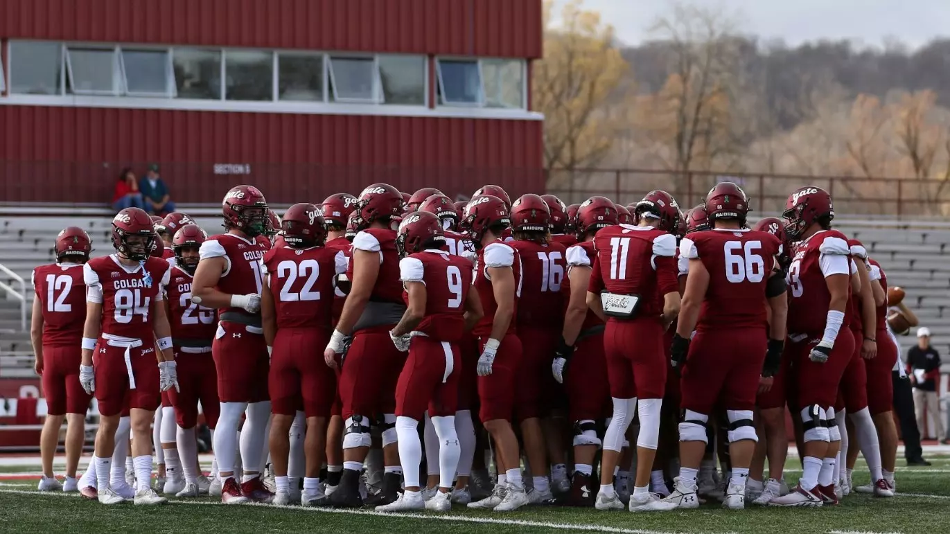 Colgate Uniform Rams Top Raiders 52-38 on the Road - Colgate University Athletics