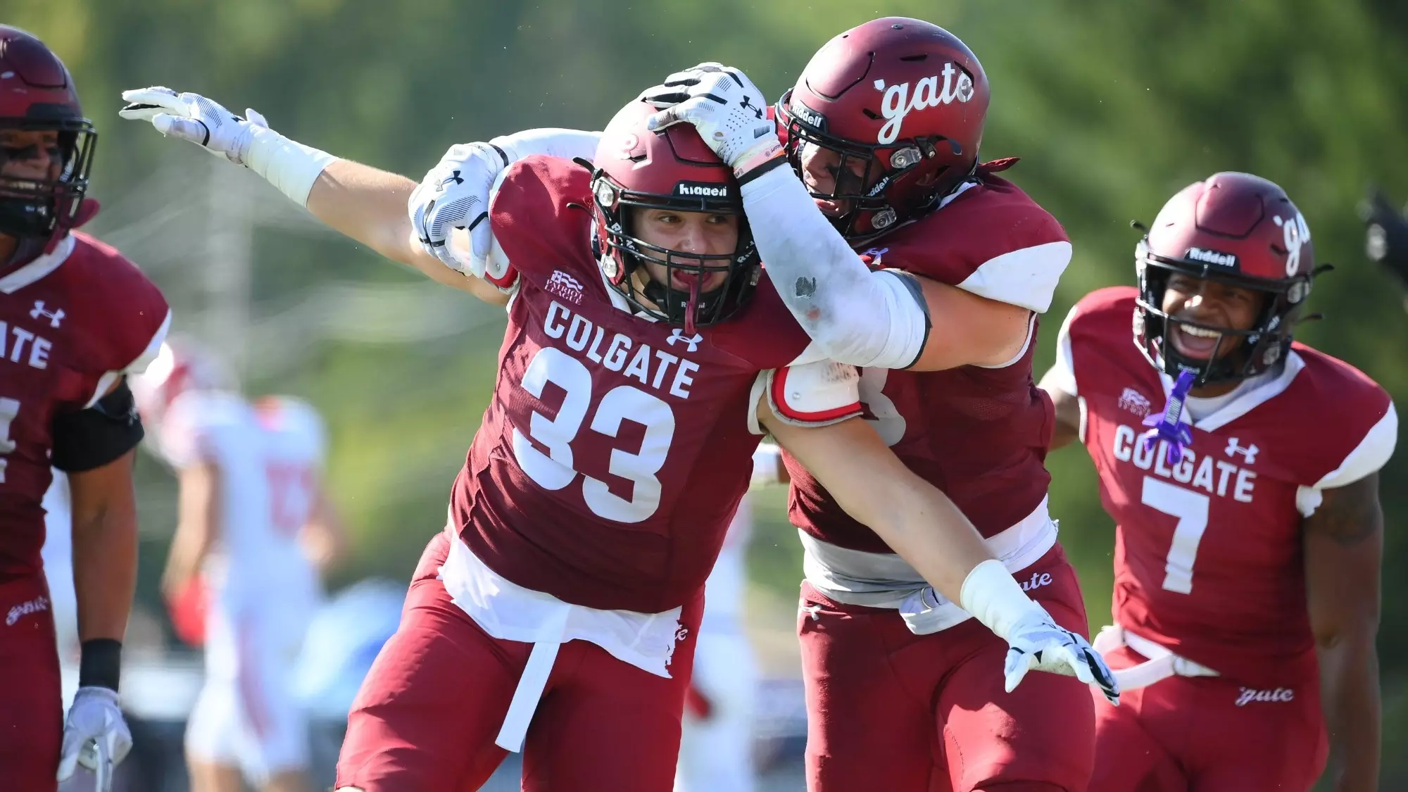 Raiders Roll Past Big Red, 41-24 - Colgate University Athletics