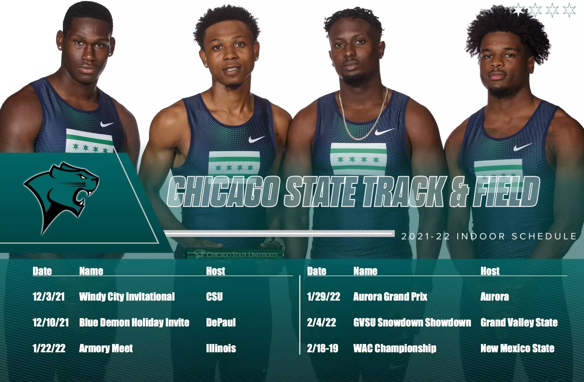 Csu On Rack CSU Men's & Women's Track Teams Reveal Indoor Schedule - Chicago State ...