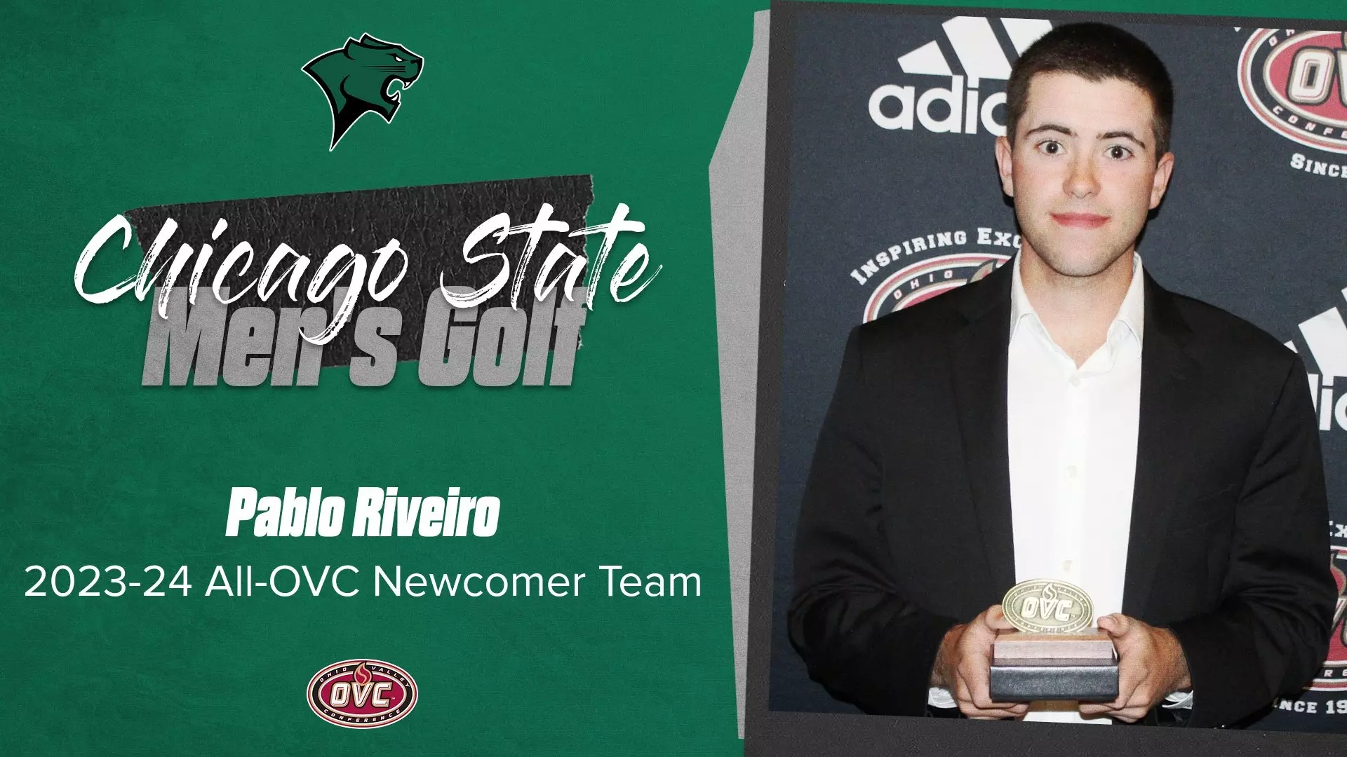 Calu Riveiro Pablo Riveiro Named to the 2023-24 All-OVC Newcomer Team - Chicago ...