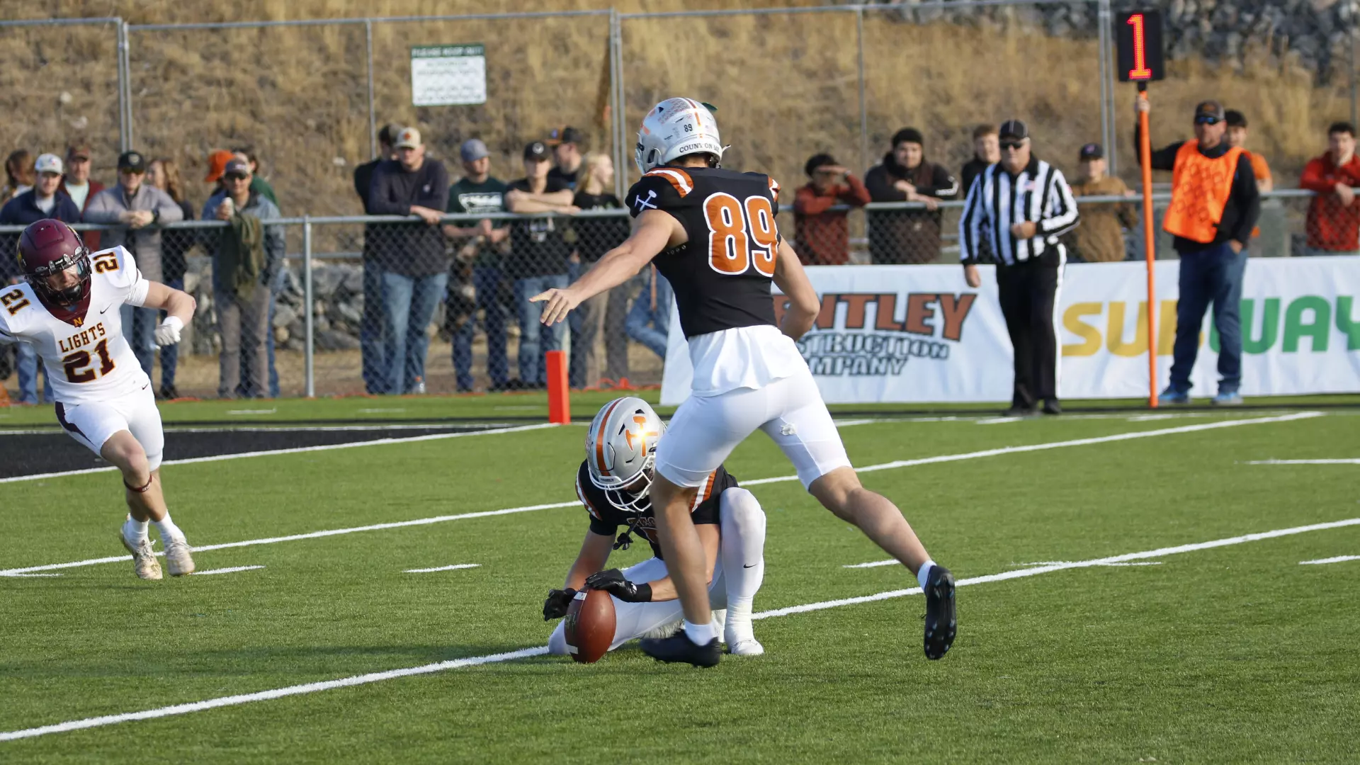 No. 8 football’s Root named Frontier Conference Special Teams Player of ...