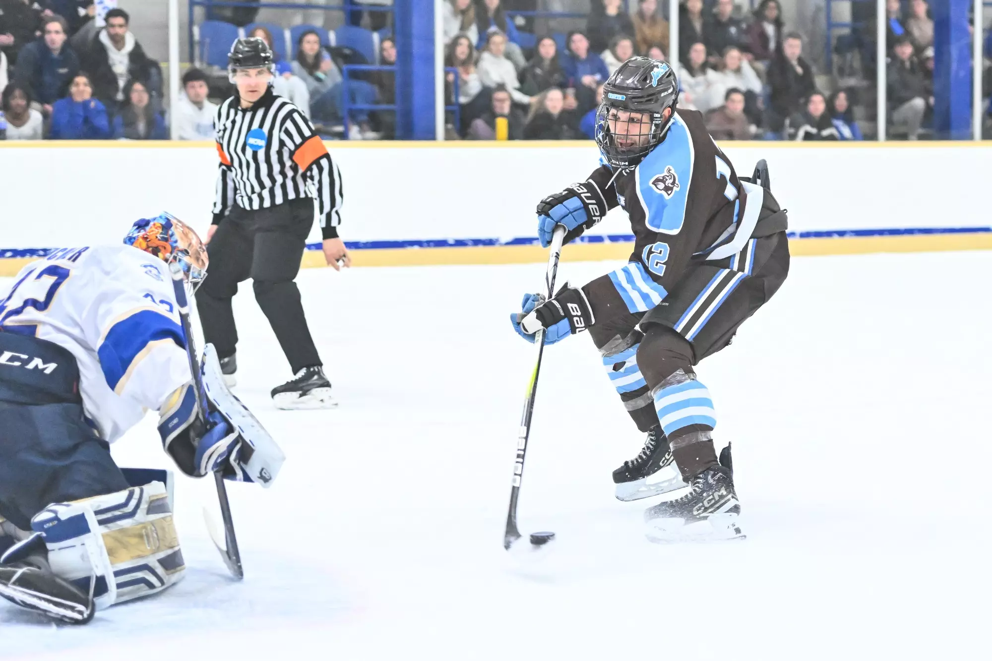 Sage Rink Bylin Tallies Season-High 38 Saves To Secure 3-1 NESCAC Hockey Win At ...