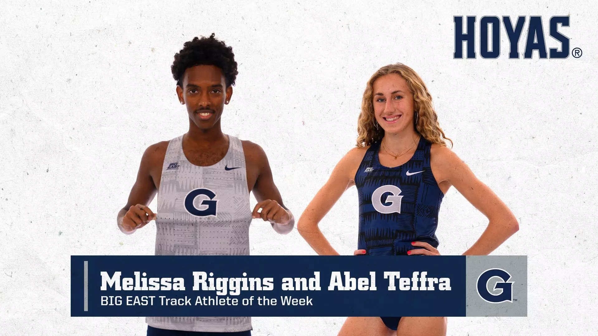 Marcus Riggins Week Fall Riggins, Teffra earn BIG EAST Track Athlete of the Week Honors ...