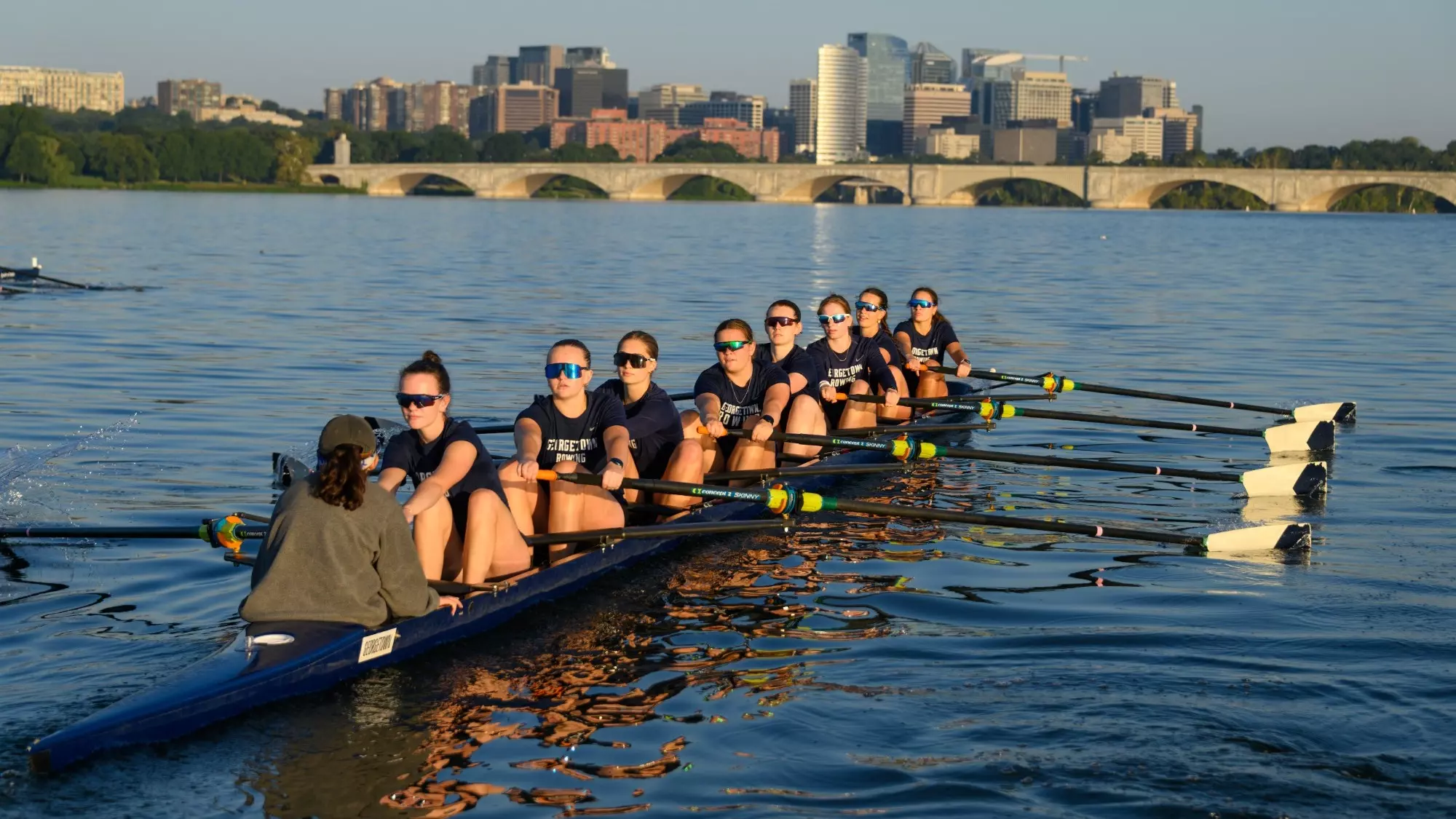 Georgetown Rowing Jackie Women’s Openweight Rowing Battles Navy on the Severn River - Georgetown ...