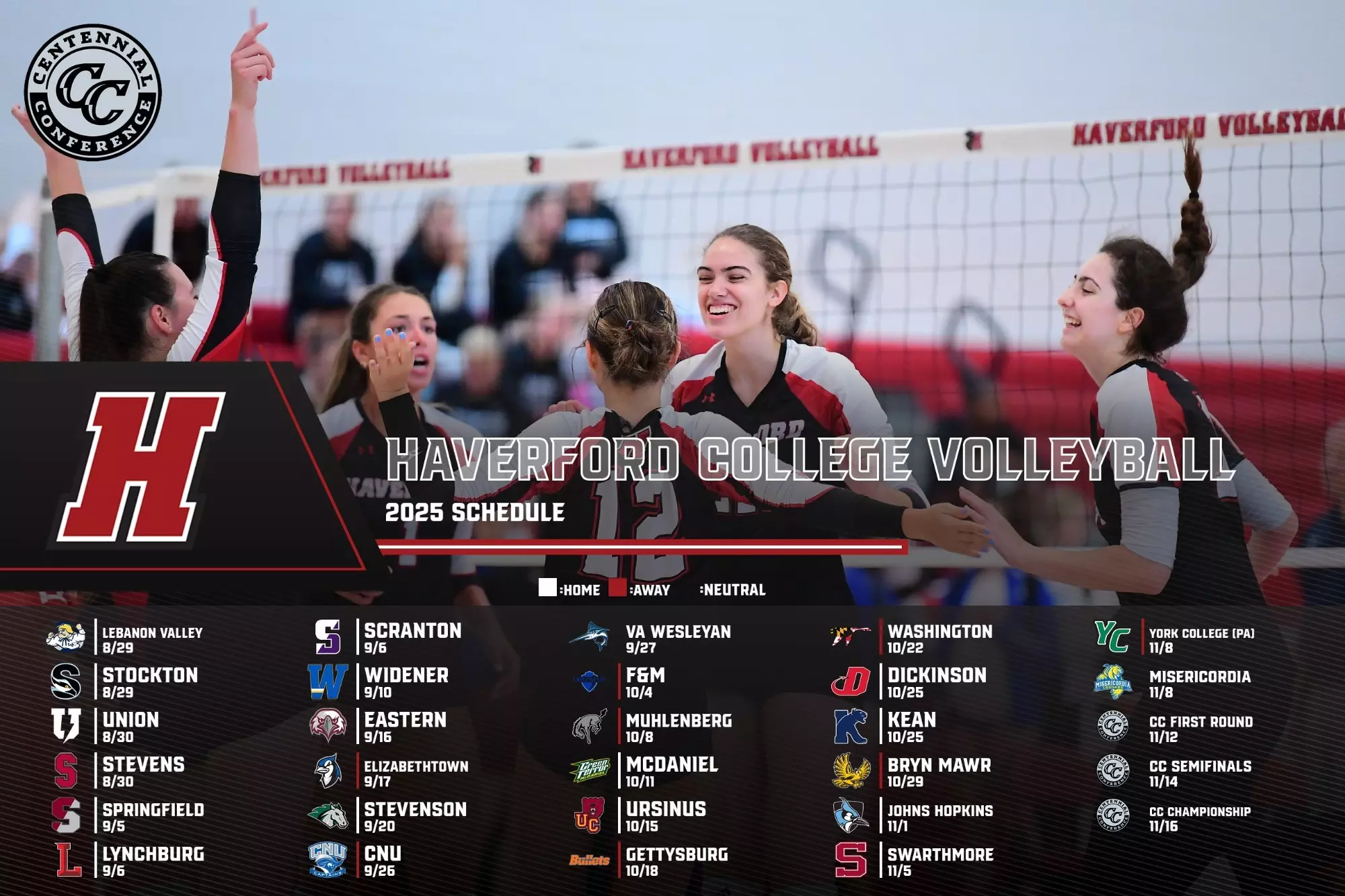 Volleyball Releases 2025 Schedule Haverford College volleyball-releases-2025-schedule-haverford-college
