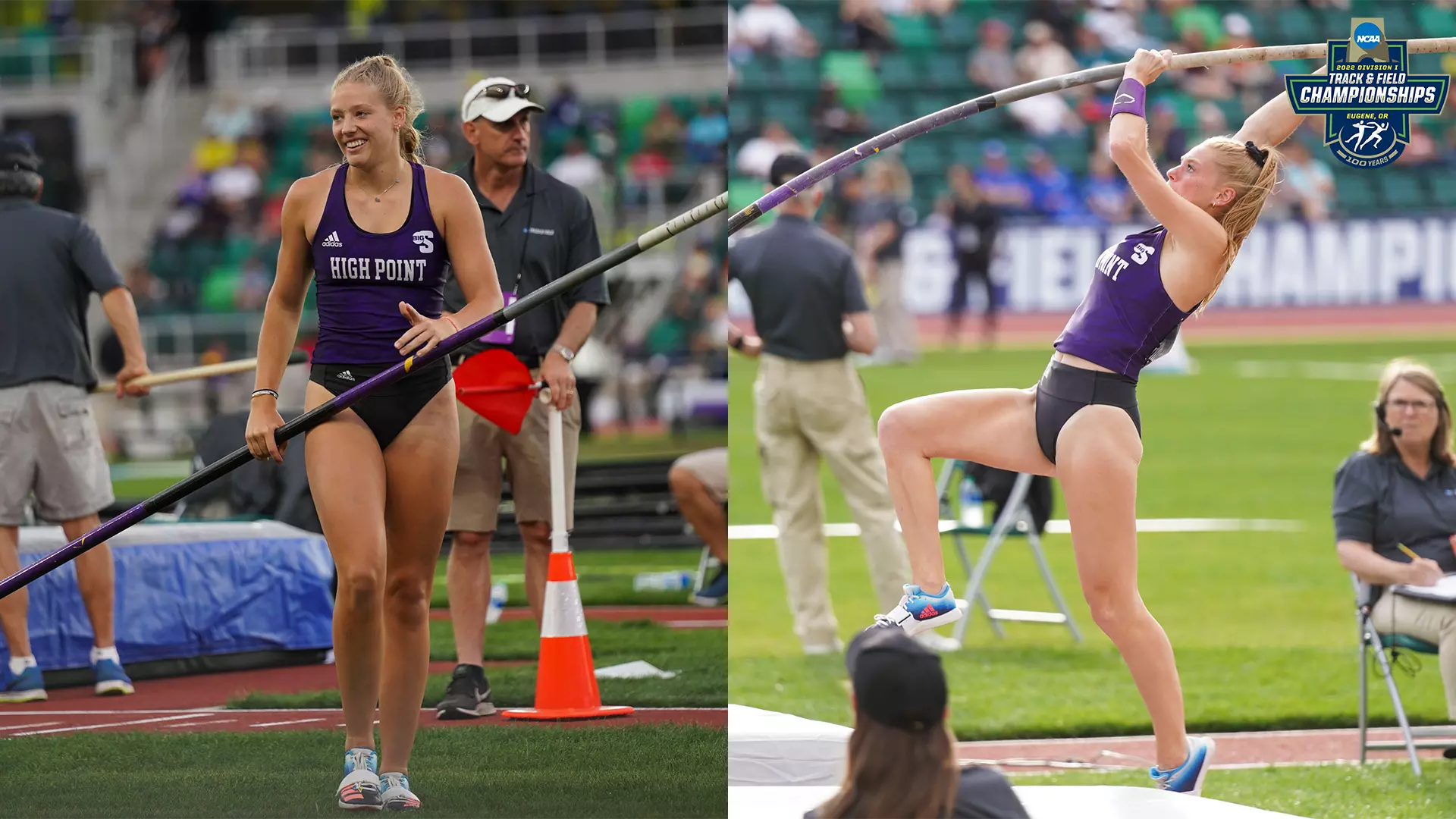 High Point Track Complex Horn Sisters Finish as All-Americans in Pole Vault at 2022 NCAA Track ...