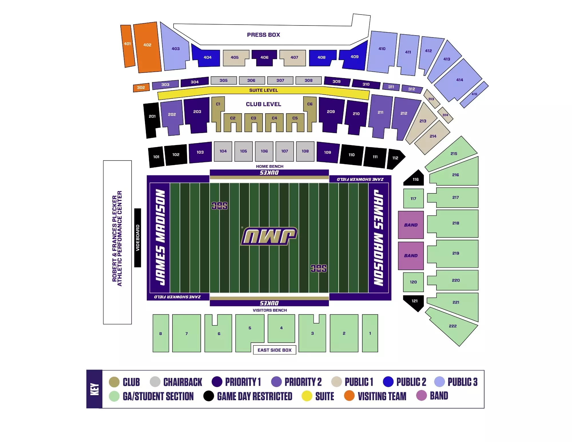 Football Parking Information James Madison University Athletics