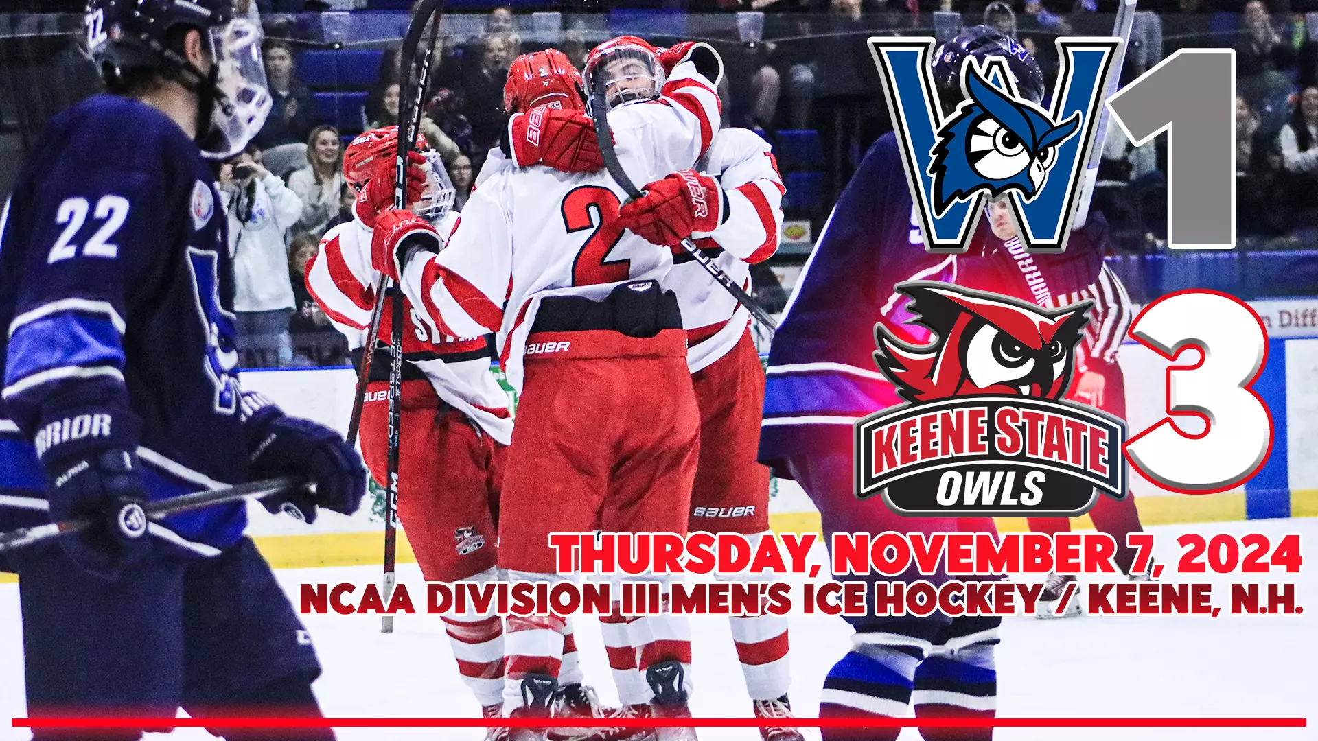 Hansen, Festa Goals Back Strong Defense as Men’s Hockey Nabs First ...