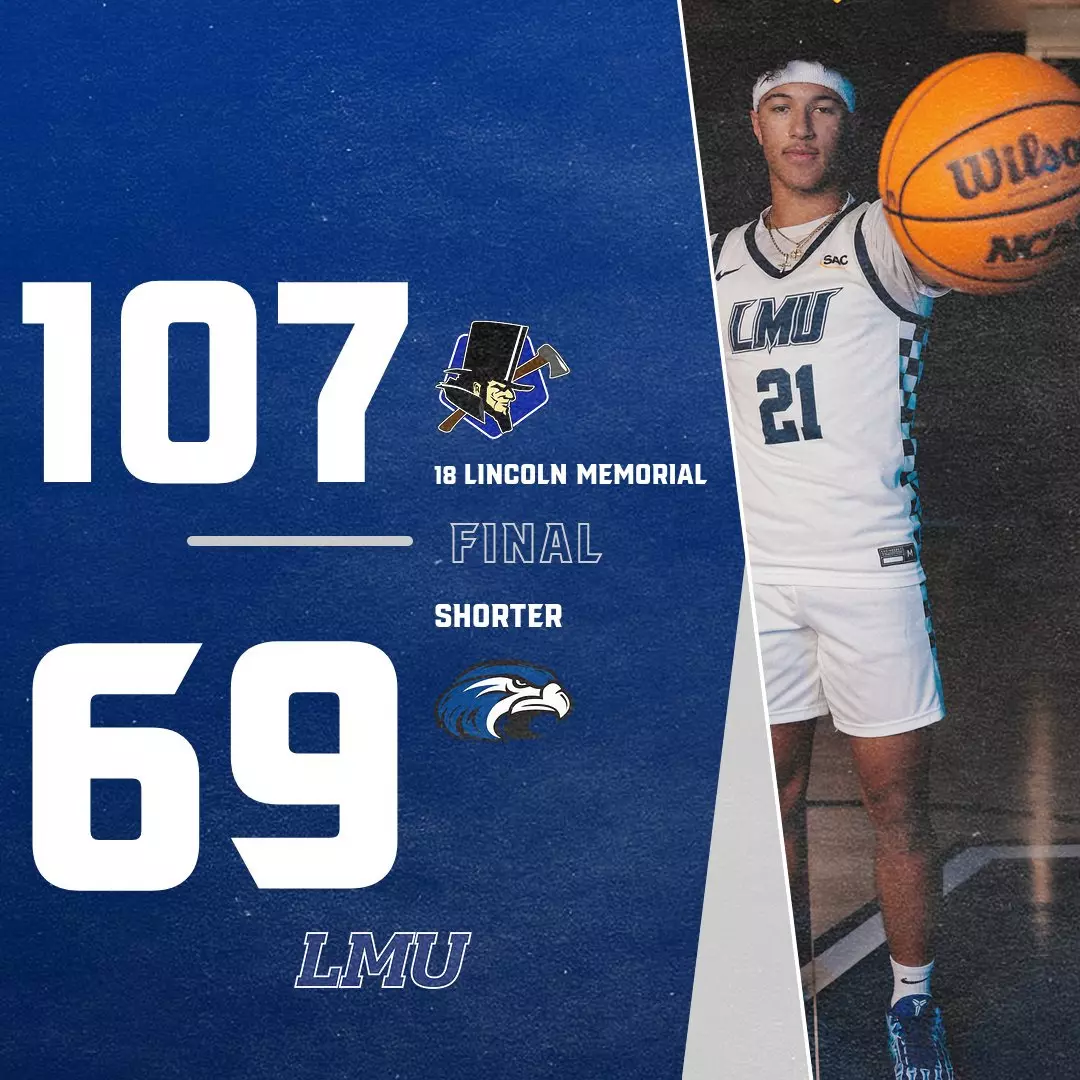 Men's basketball throttles Shorter in season opener Lincoln Memorial