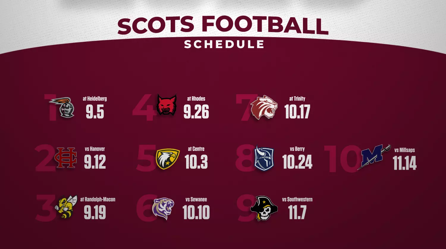 Maryville College Football Announces 2026 Schedule - Maryville College
