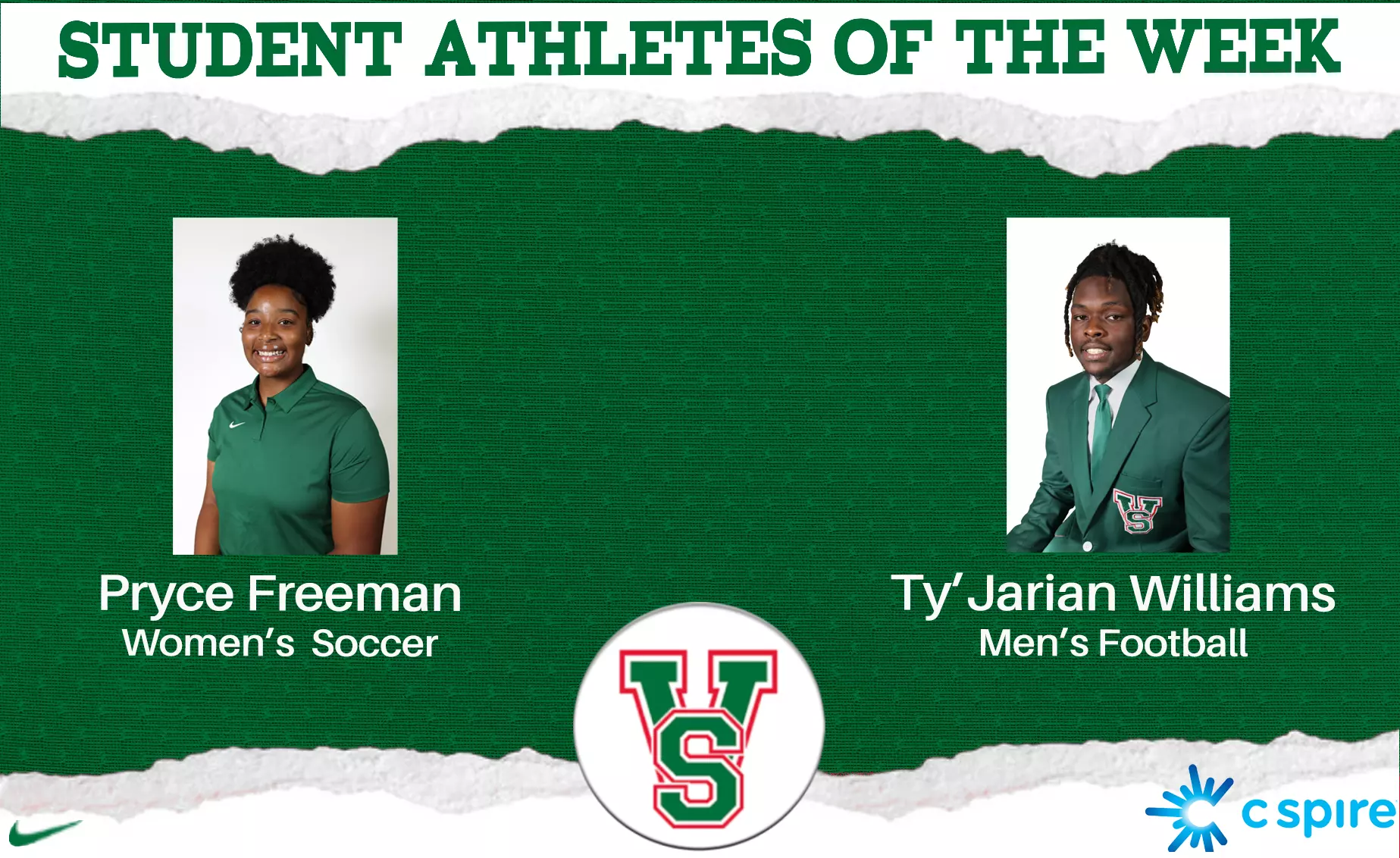 Ms Pryce Pryce Freeman and Ty'Jarian Williams named MVSU Student-Athletes of the ...