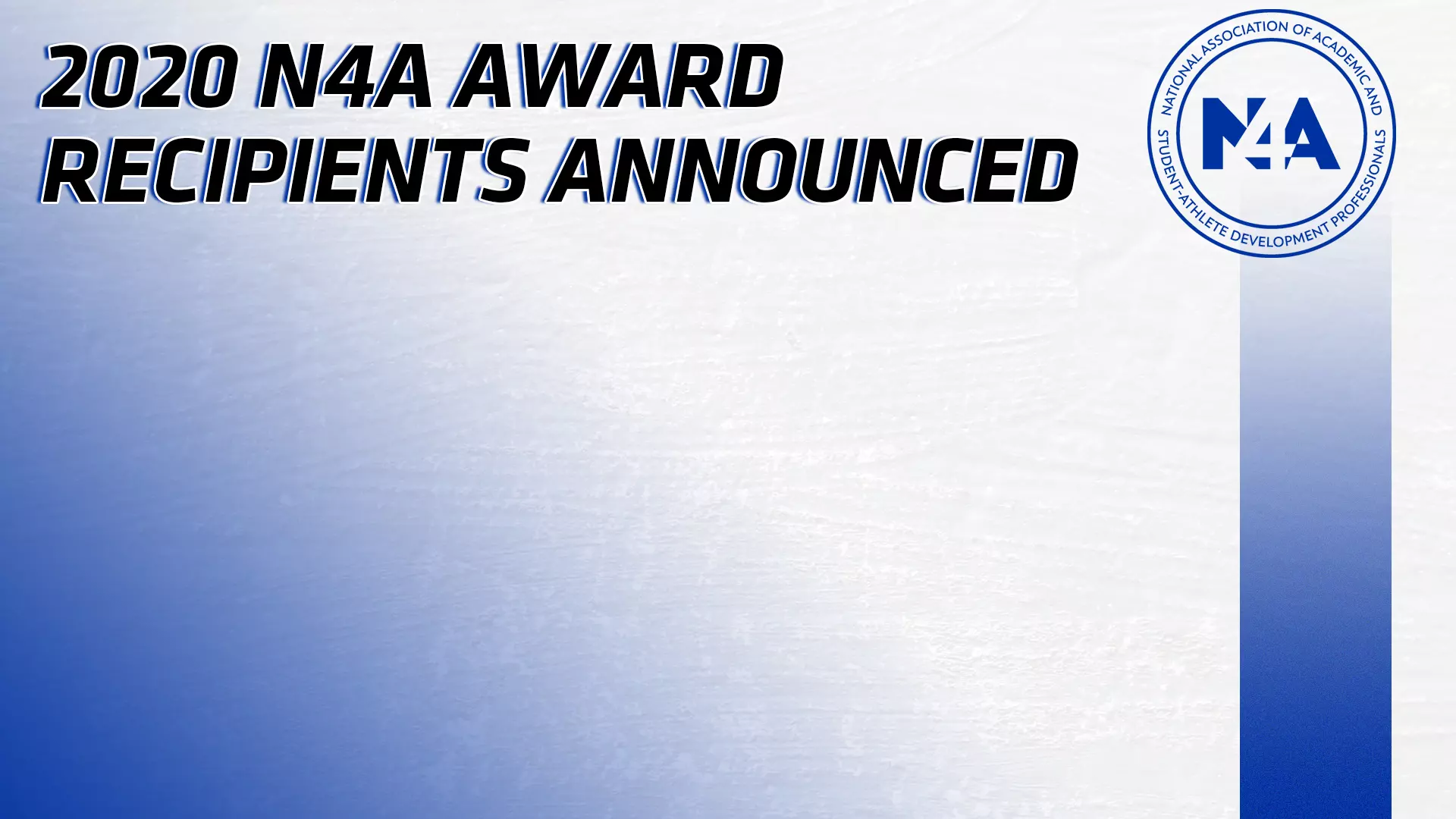 N4a N4A Announces 2020 Award Recipients - National Association of ...