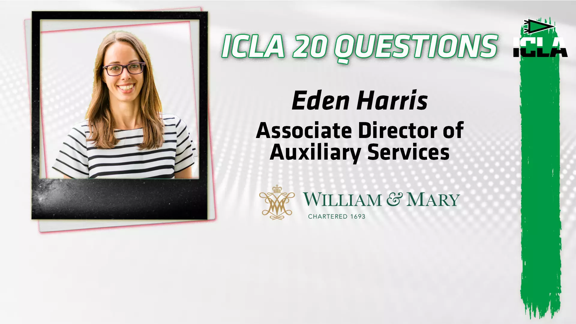 Dev Harris 20 Questions With Eden Harris! - National Association of Collegiate ...