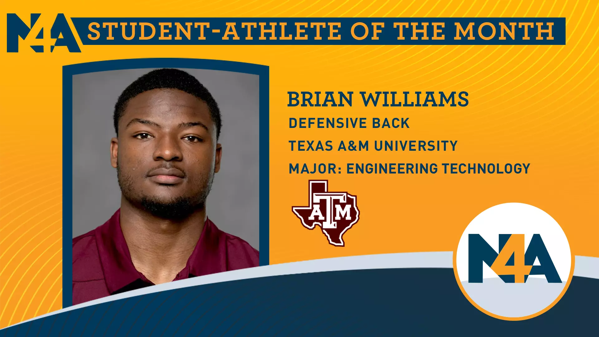 N4a N4A Announces Student-Athlete of the Month for March - National ...