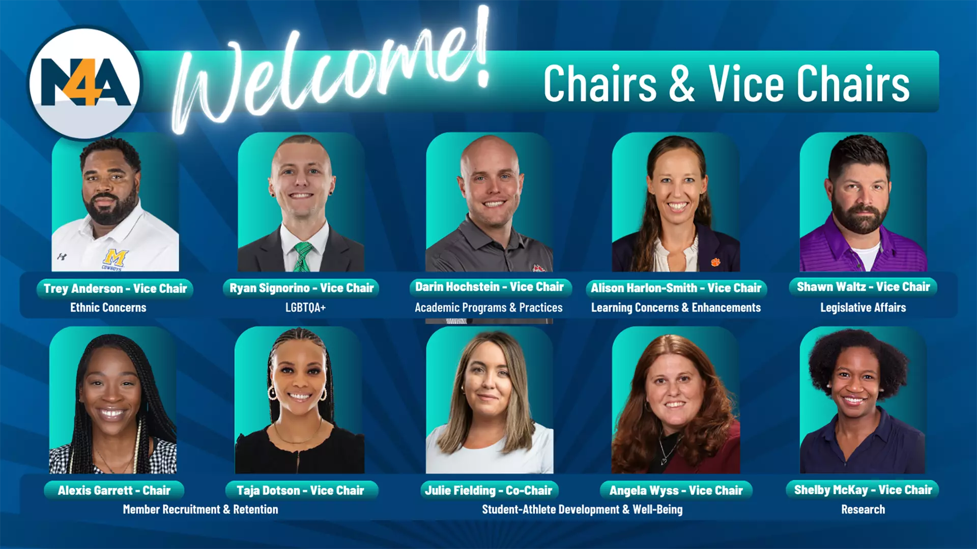 N4a N4A Announces 2024-25 Vice Chairs - National Association of Collegiate ...