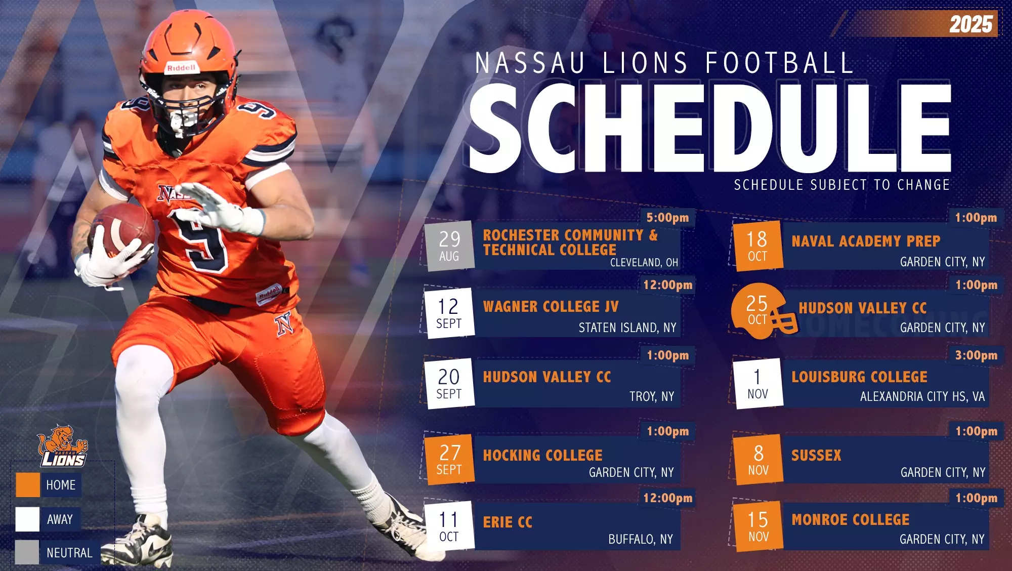 NCC Football Schedule Release 2025 Nassau Community College Athletics ncc-football-schedule-release-2025-nassau-community-college-athletics