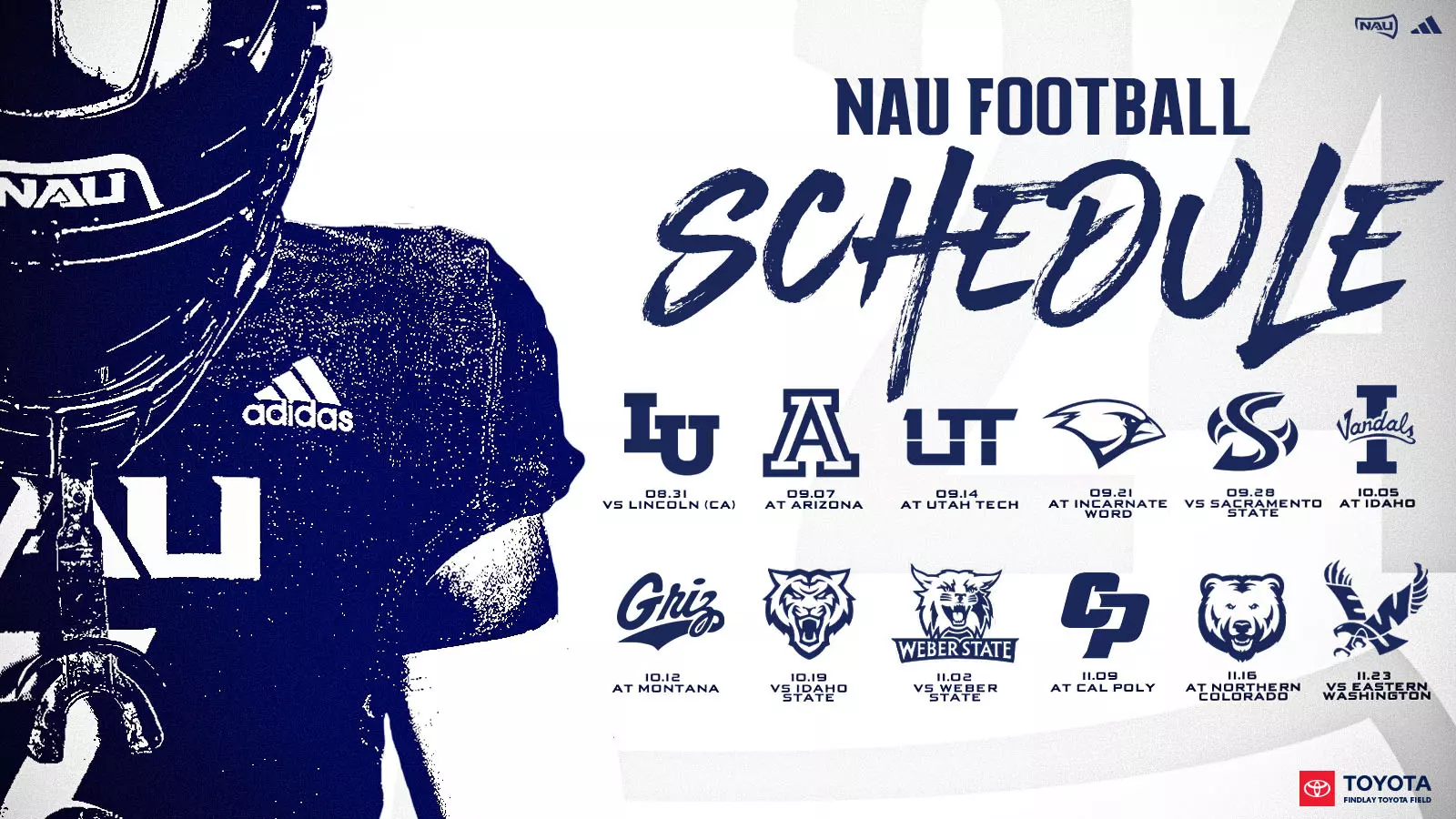 Northern Arizona Football Announces 2024 Schedule Northern Arizona