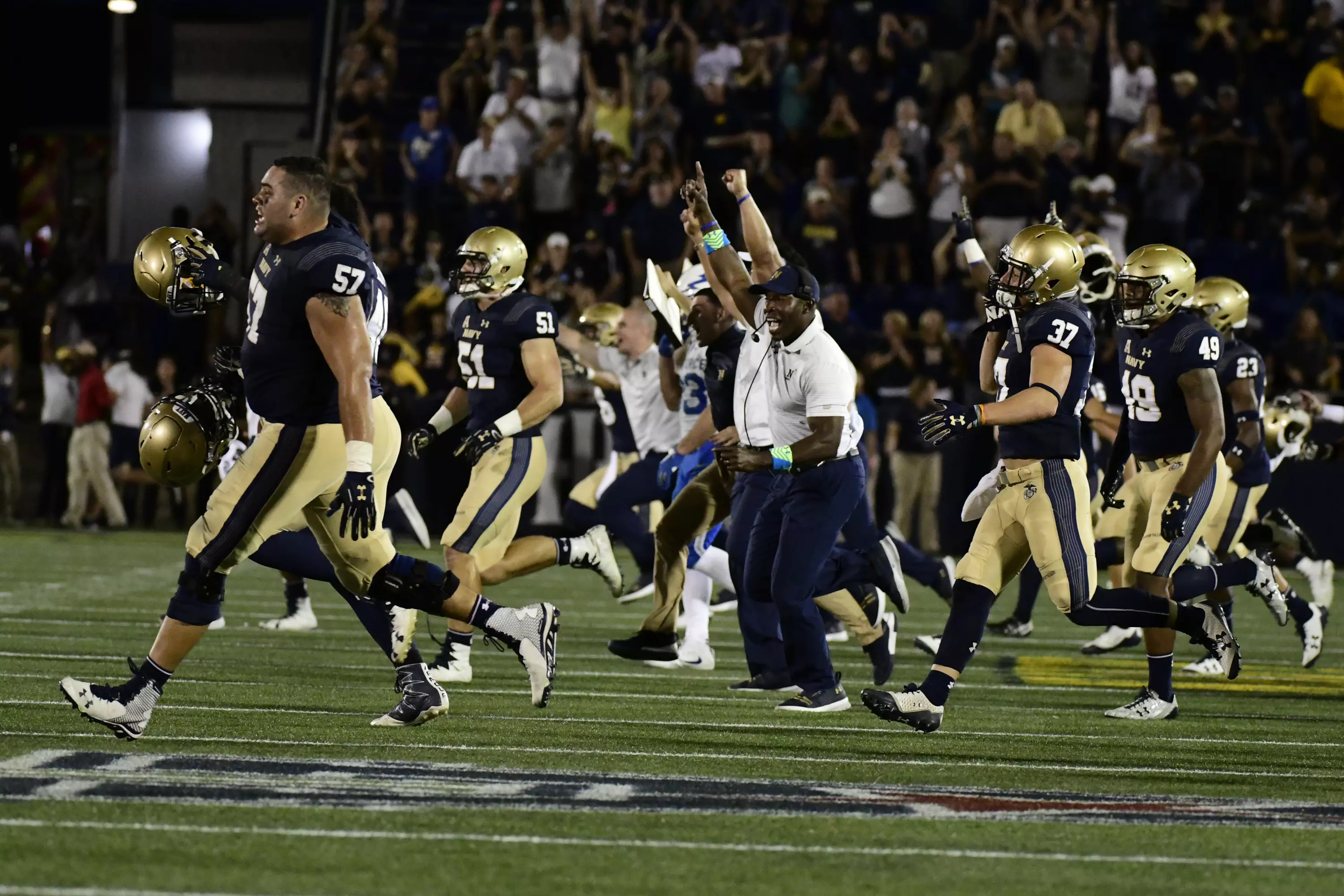 Navy uses last-minute TD to beat Air Force 48-45 - Naval Academy Athletics