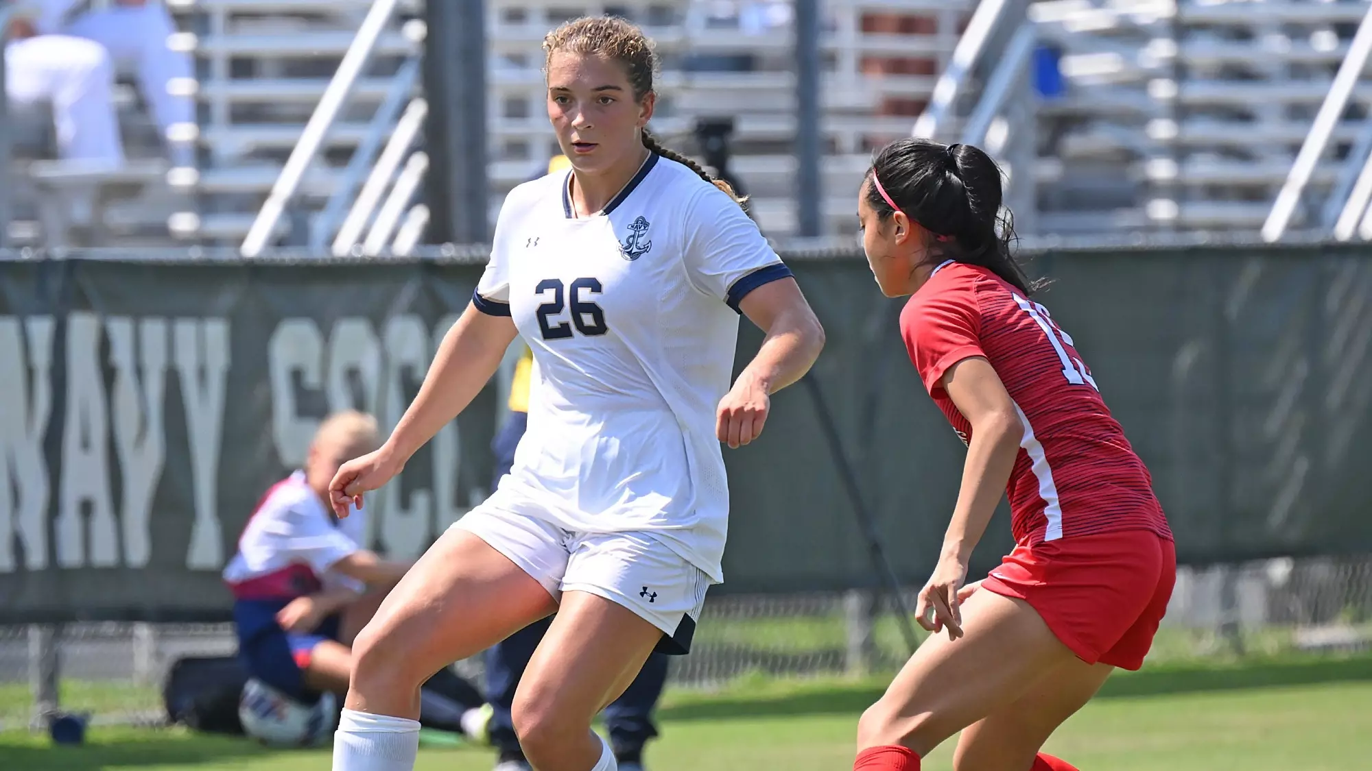 Alexa Riddle Chloe Dawson - Women's Soccer - Naval Academy Athletics