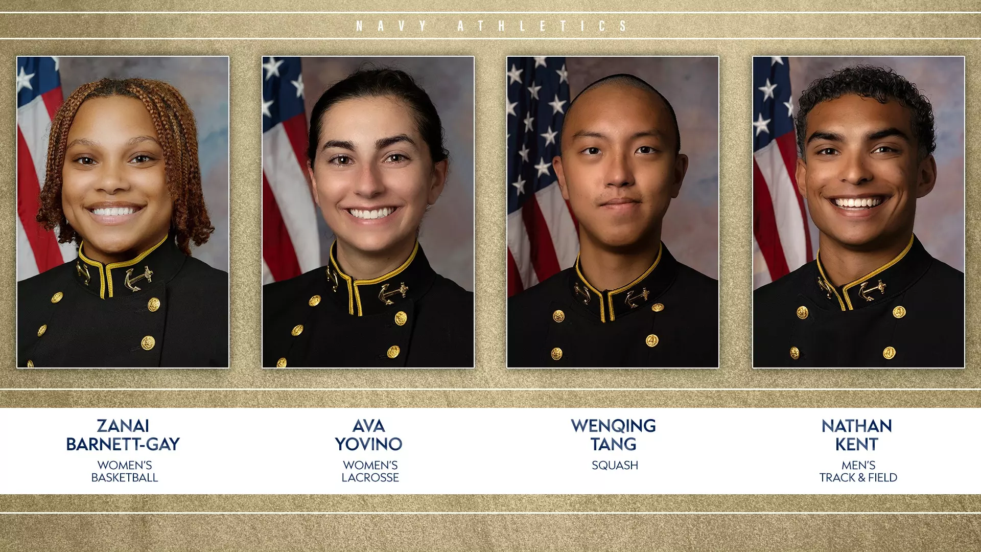 Four Mids Garner NAAA Athlete-of-the-Week Honors - Naval Academy Athletics