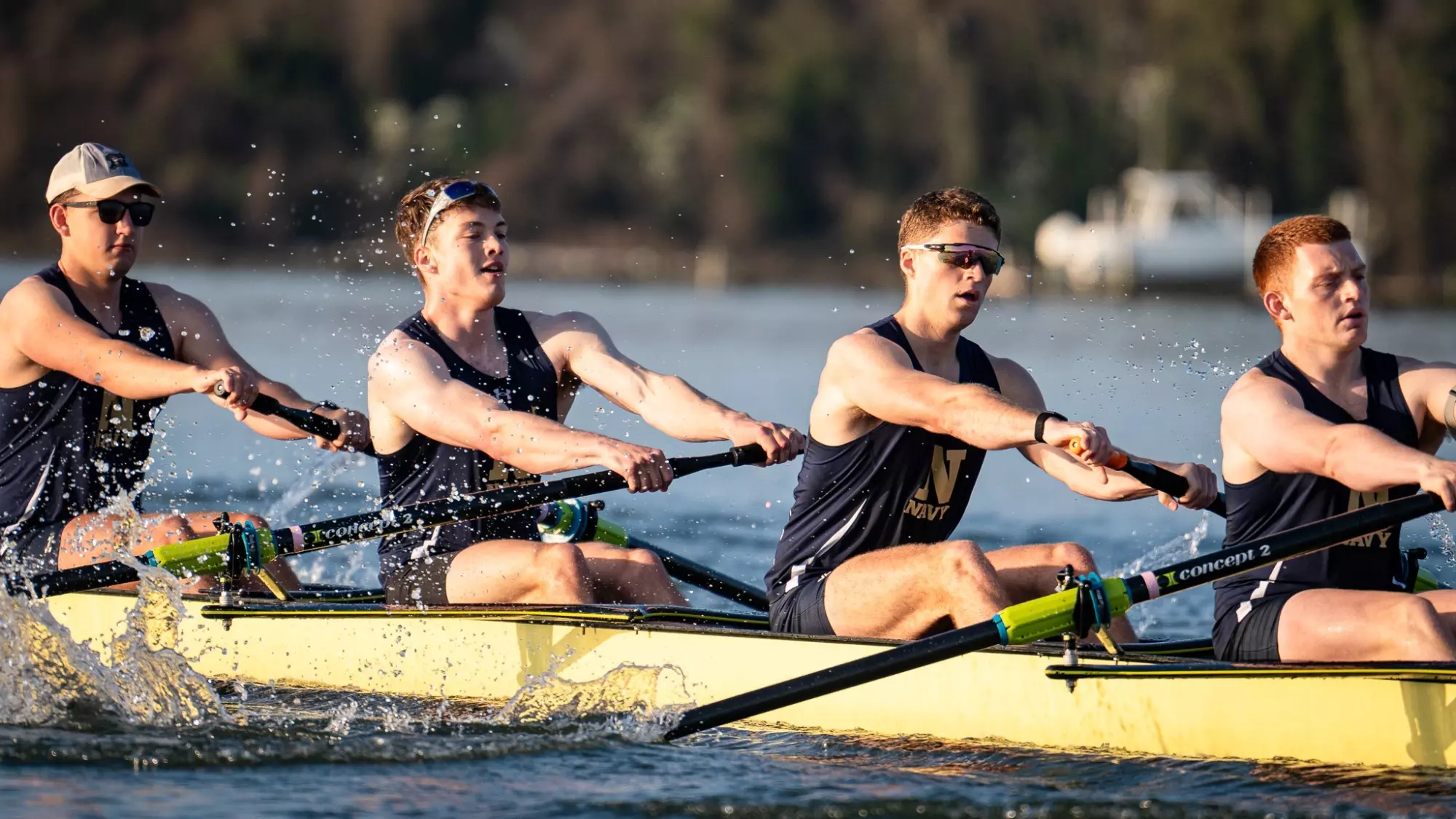 Sam Hevey Rowing Turner Coomes - Men's Heavyweight Rowing - Naval Academy Athletics