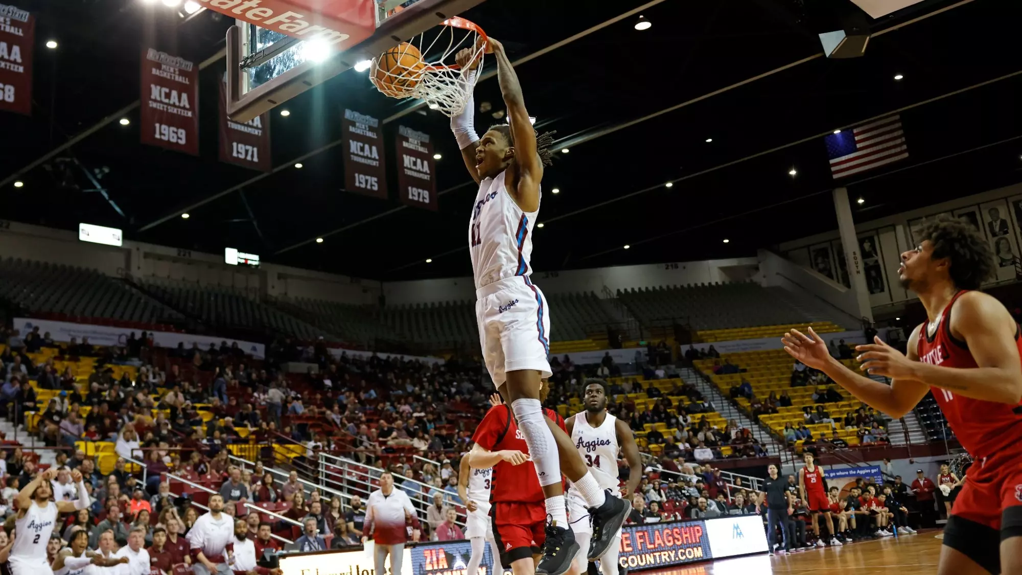 Deuce Benjamin DaJuan Quaye Gordon - 2022-23 - Men's Basketball - New Mexico State ...