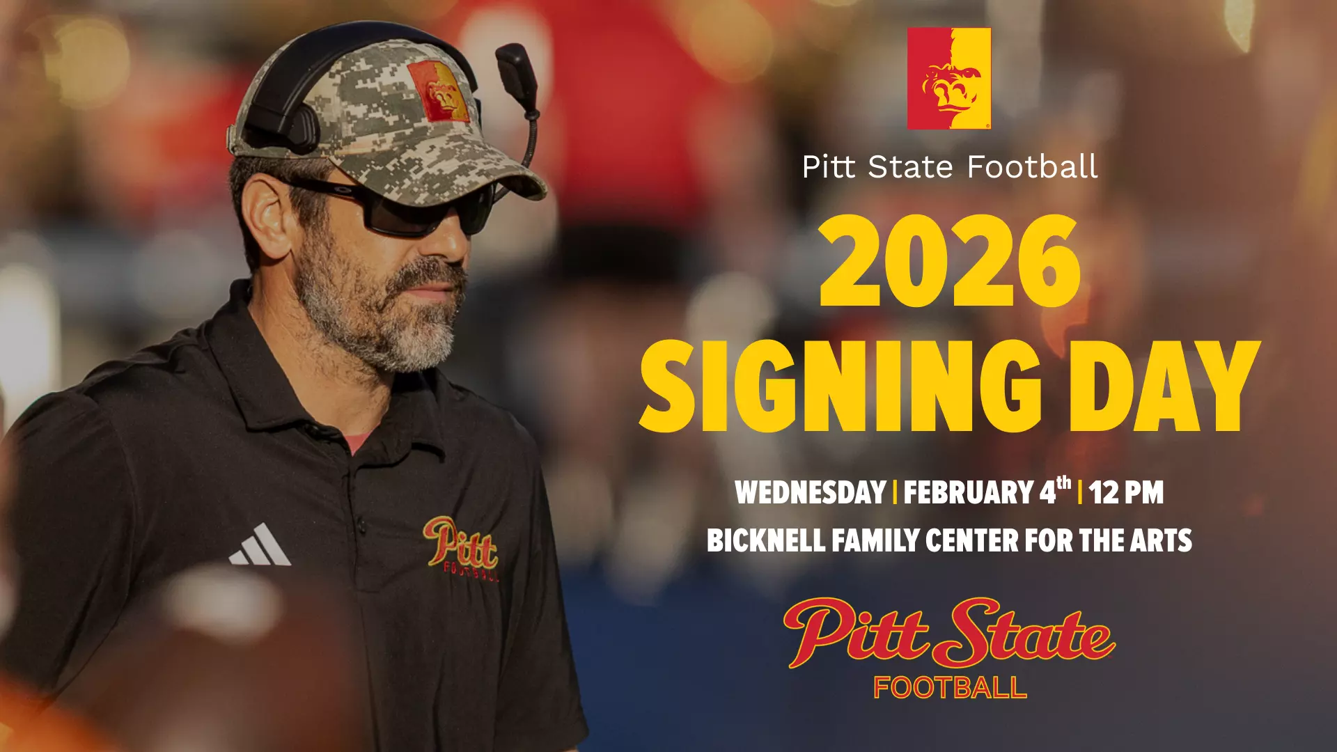 Pitt State Lettering Pitt State Football to Host Signing Day Event Wednesday - Pittsburg ...