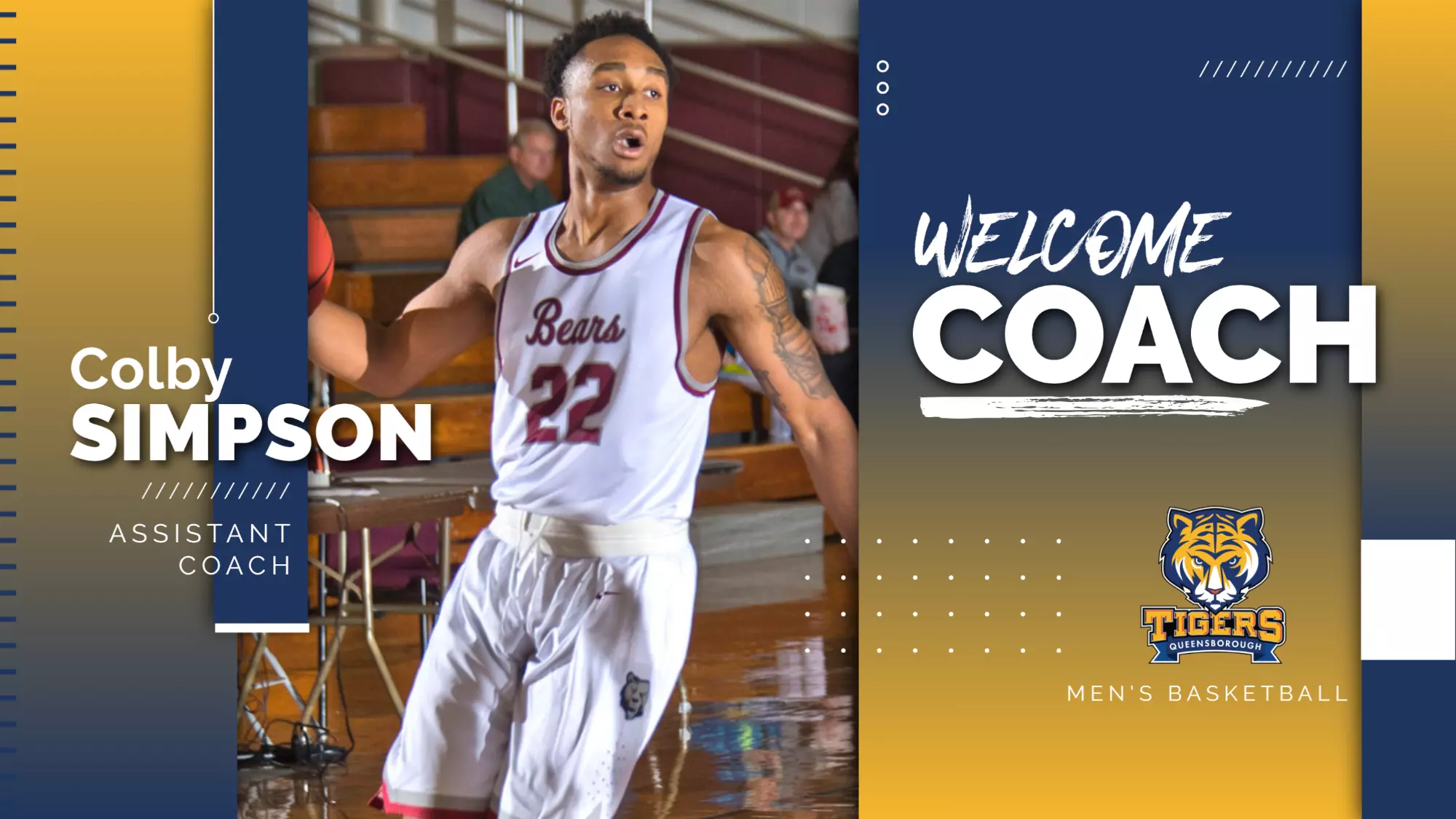 Colby Simpson Rincon Colby Simpson Named Assistant Men's Basketball Coach - Queensborough ...