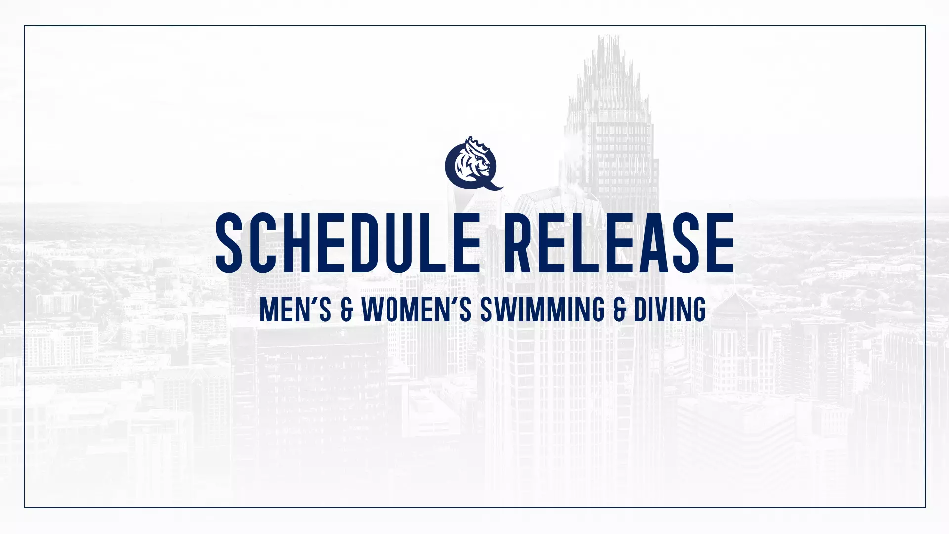 Schedule F Queens Swimming and Diving Announces 2026-27 Schedule - Queens ...