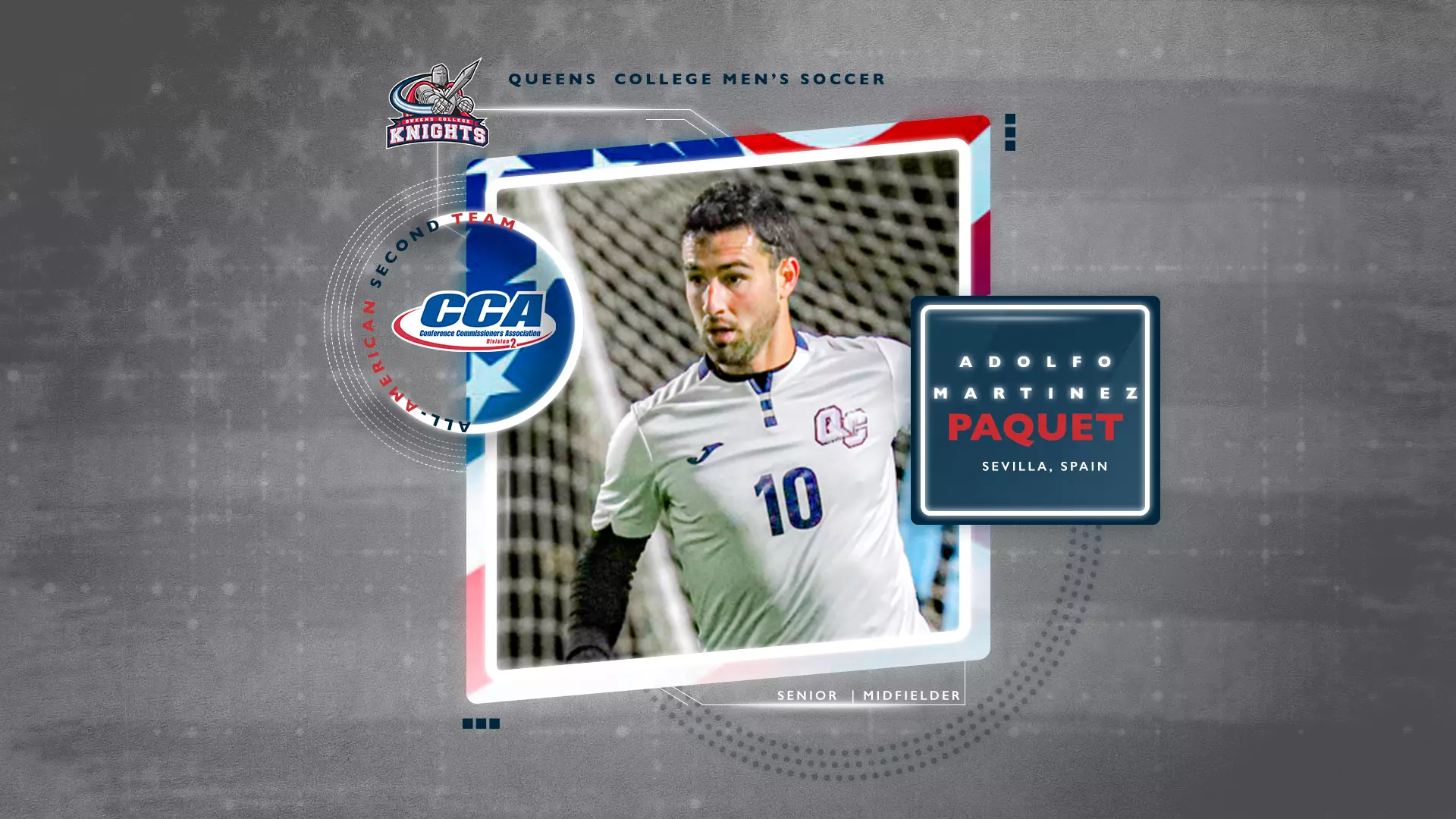 Tommy Harding Adolfo Martinez Paquet - Men's Soccer - Queens College