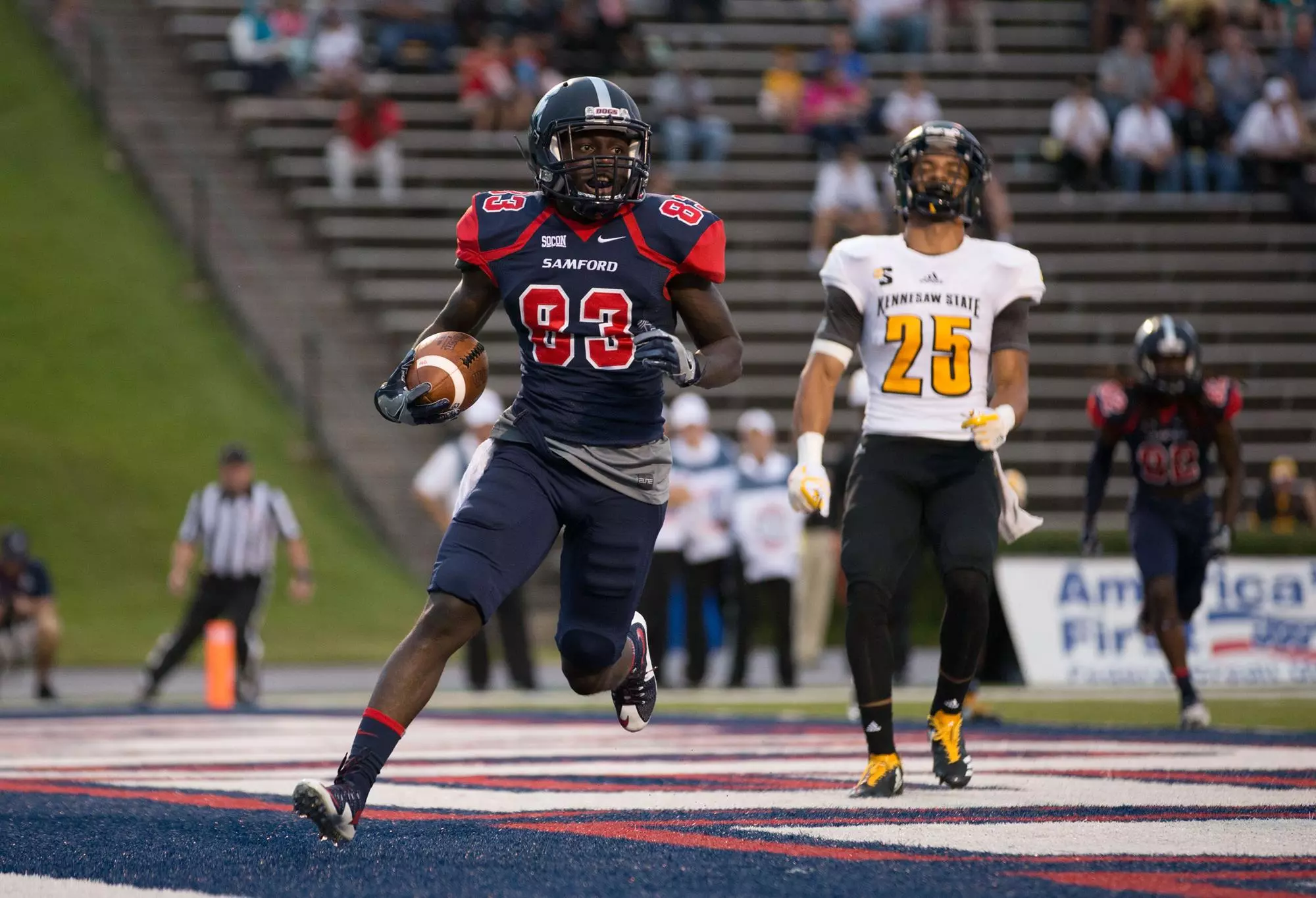Devan Ware Chris Shelling - Football - Samford University Athletics