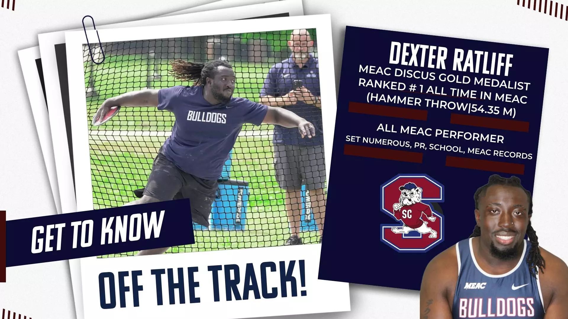 Track Ratliff OFF THE TRACK: with Dexter Ratliff - South Carolina State University ...