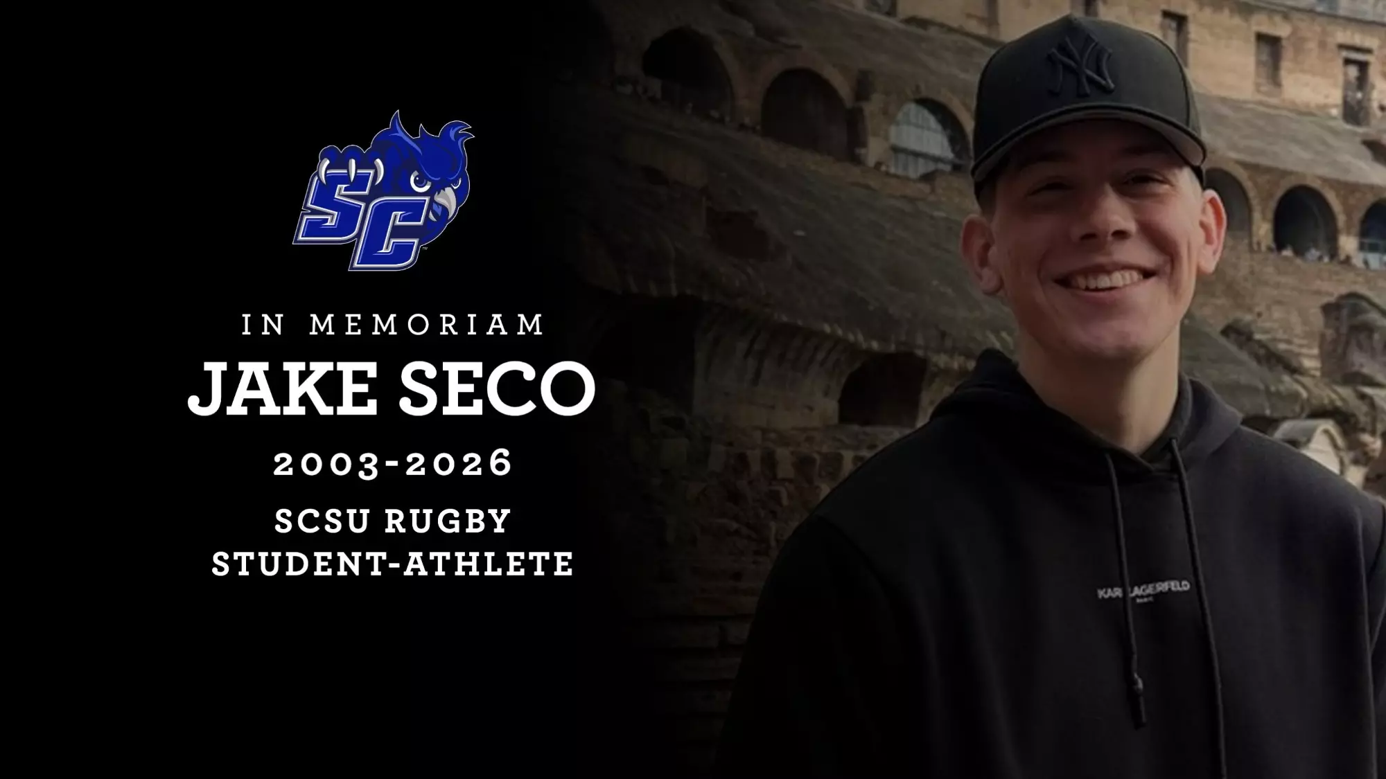 Jake Roche Ct SCSU Athletics & Recreation Mourns The Loss Of SCSU Rugby's Jake Seco ...