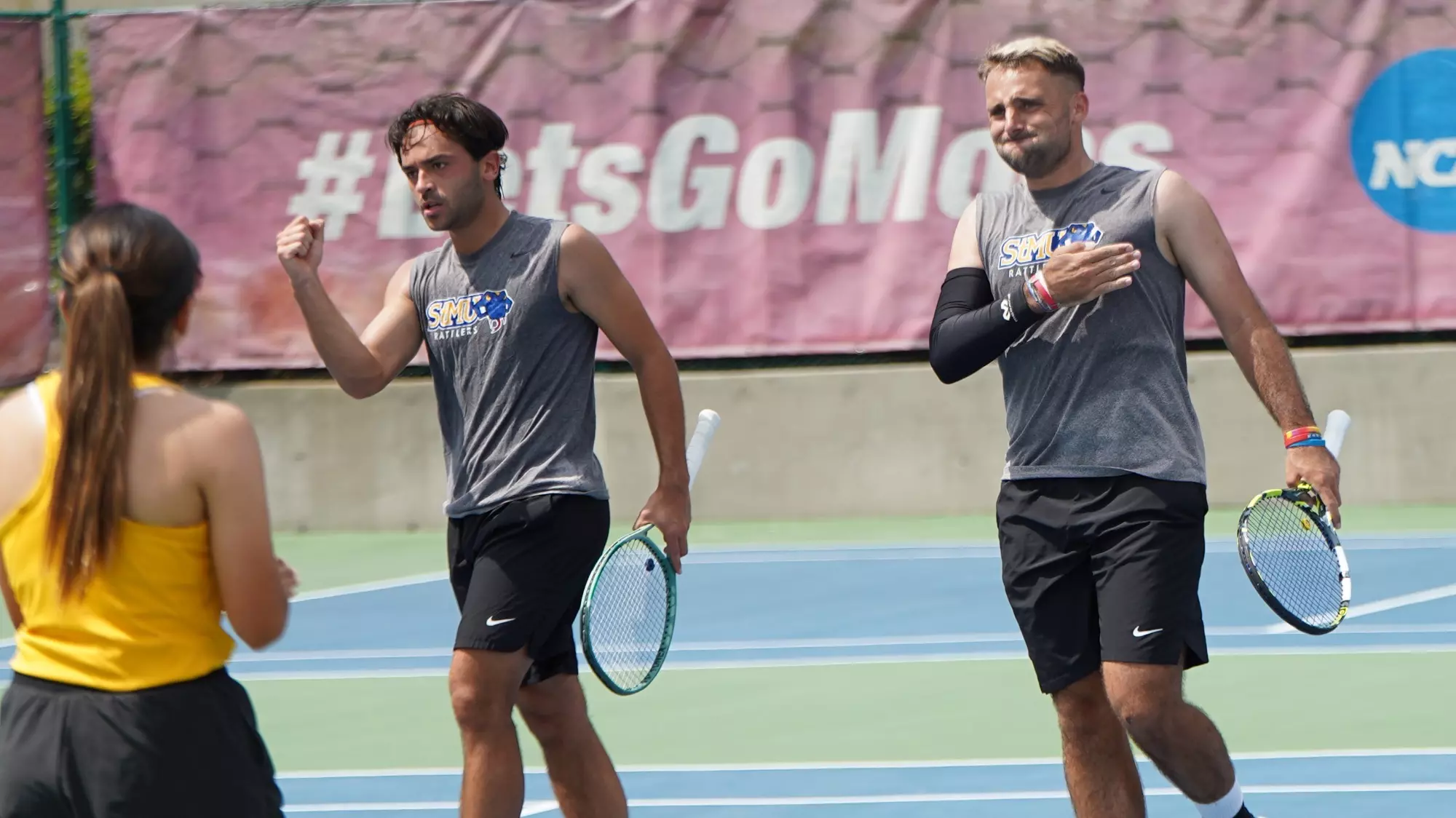 Clay Roe Aaron Ben Anton - Men's Tennis - St. Mary's University Athletics