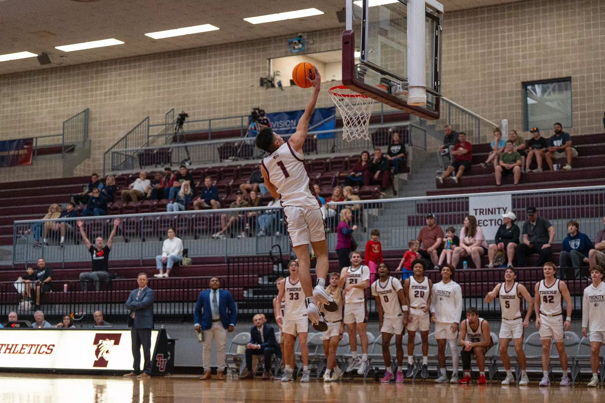 Trinity College Rochester #23 Tiger Men Blitz Rochester to Open 2025 - Trinity University