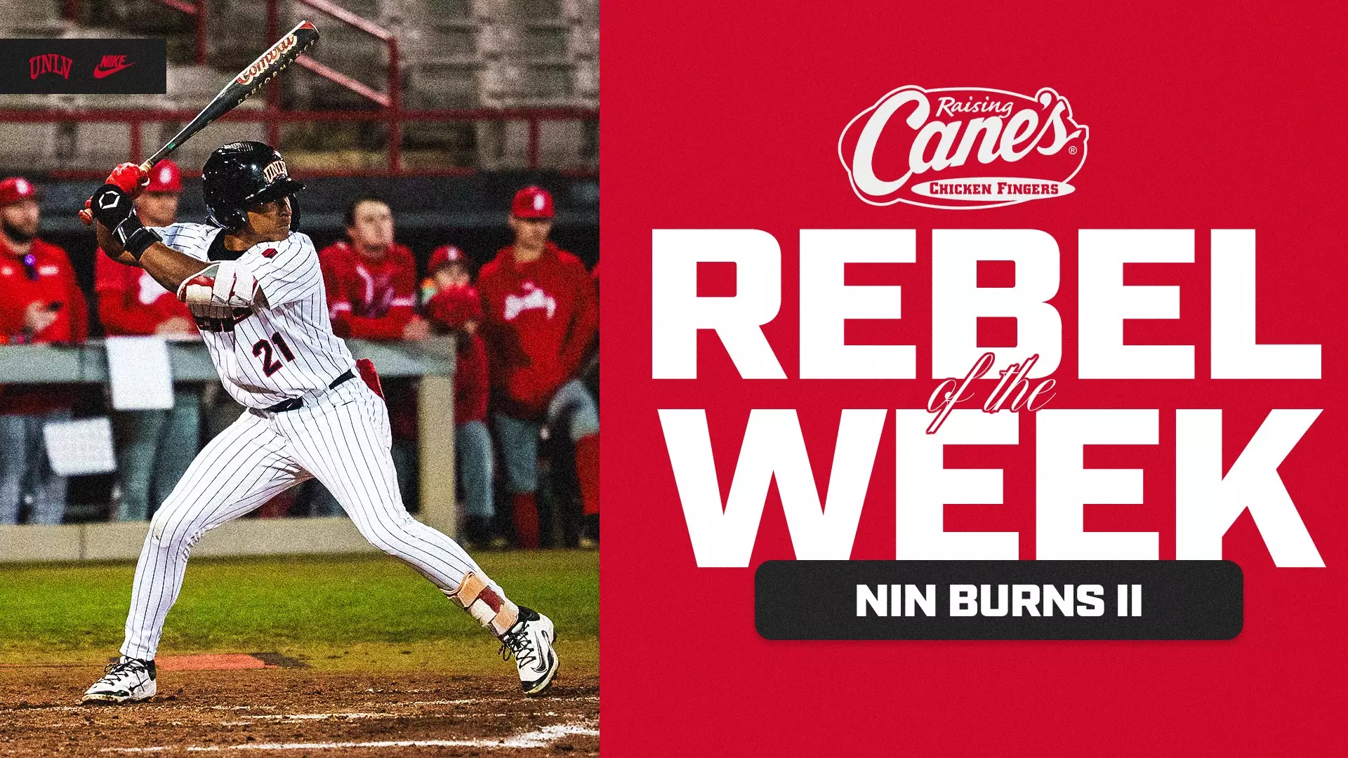 Cane Rebelling Nin Burns II Named Raising Cane's Outstanding Rebel Of The Week ...