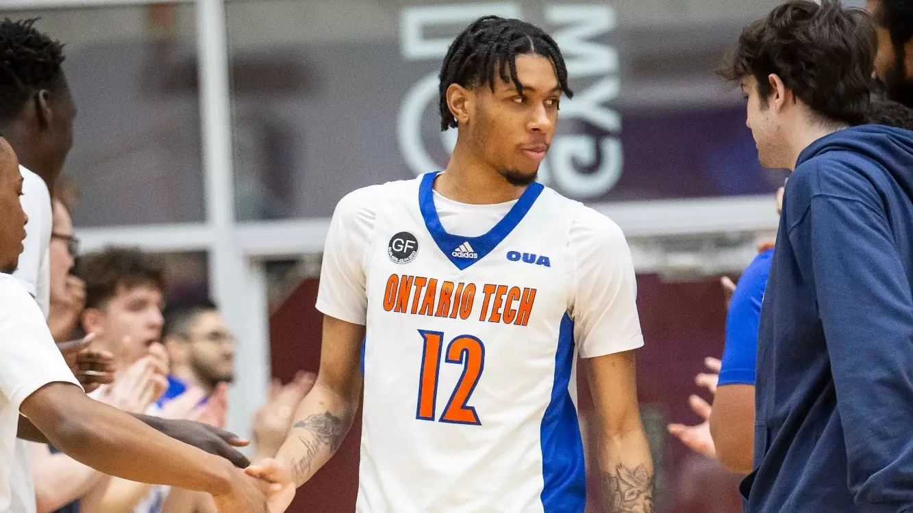 Ontech Ridgebacks Baker's 32 points lifts Ridgebacks to 12th win - Ontario Tech Athletics