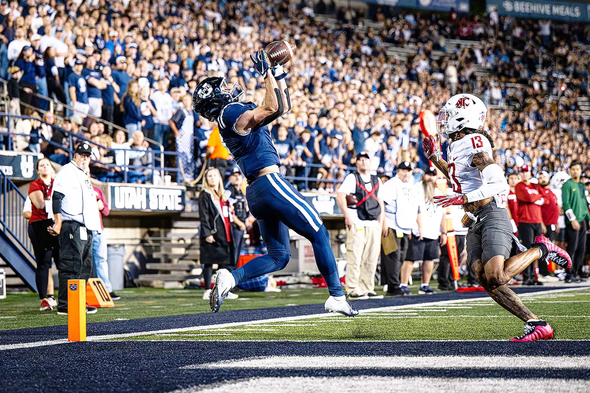 Blue Human Foot Eli Wood Added to Biletnikoff Award Watch List - Utah State University ...