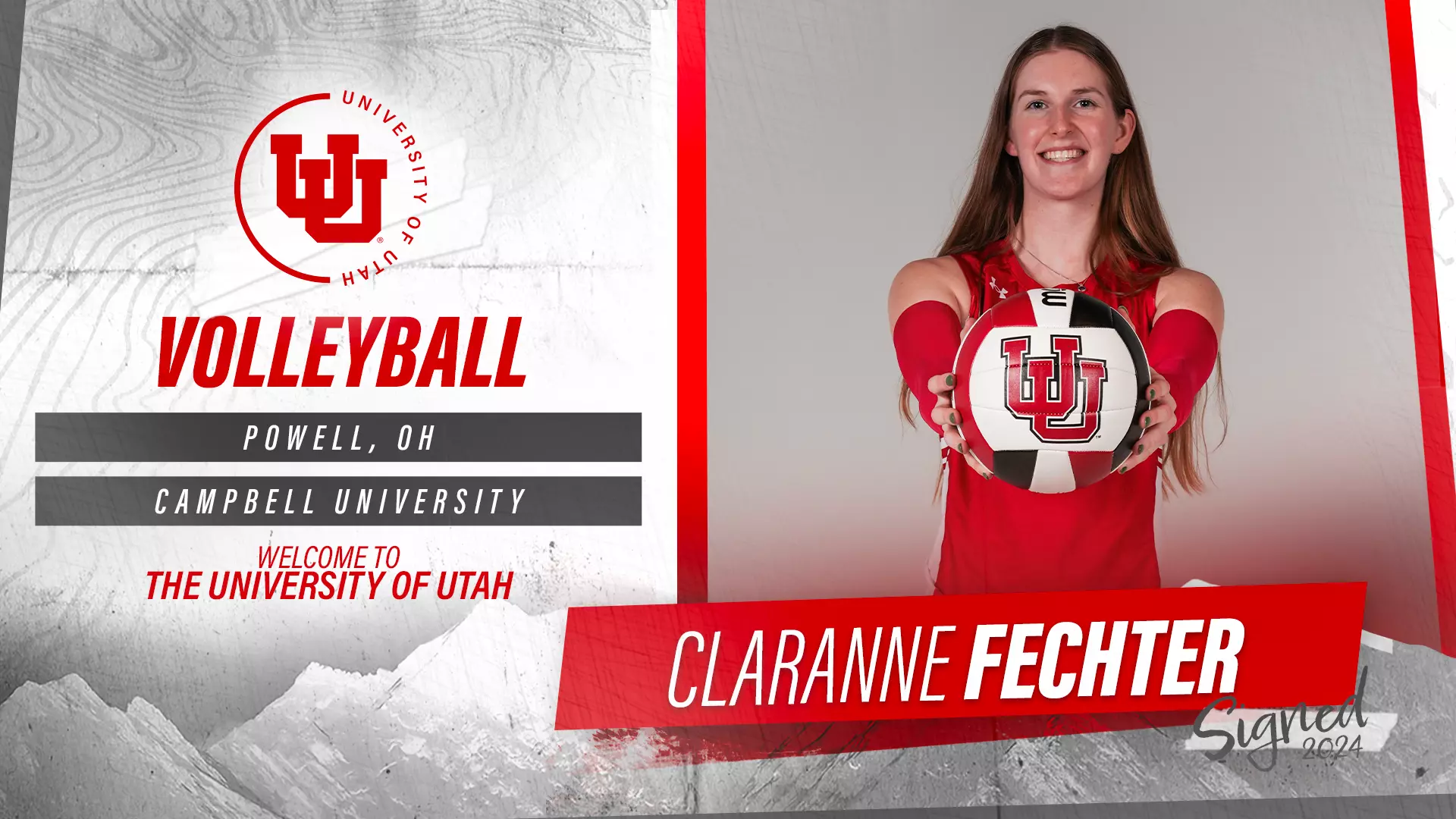 Utah Volleyball Adds Claranne Fechter to 2024 Roster University of