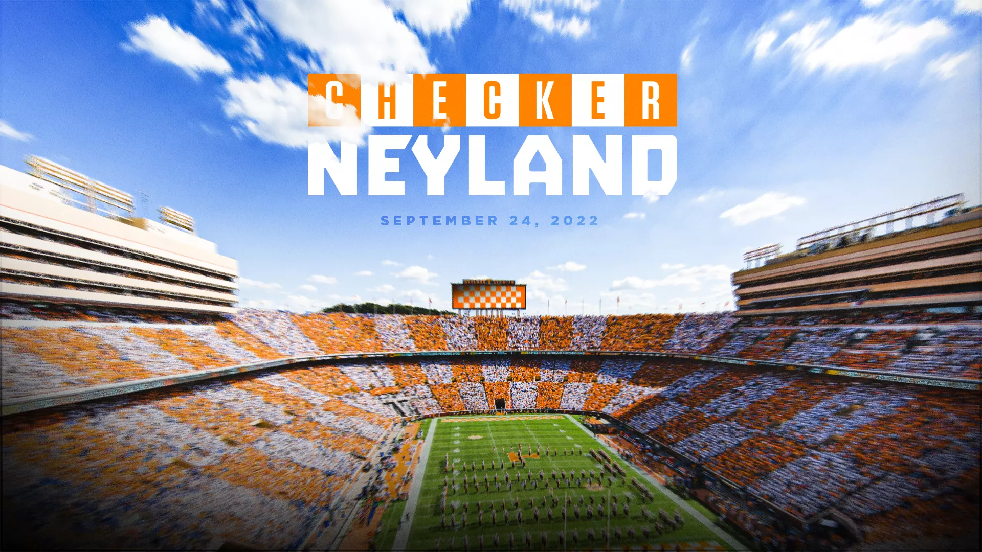 Ut Checkerboard #CheckerNeyland Returns To Sold-out Neyland Stadium For SEC Opener ...