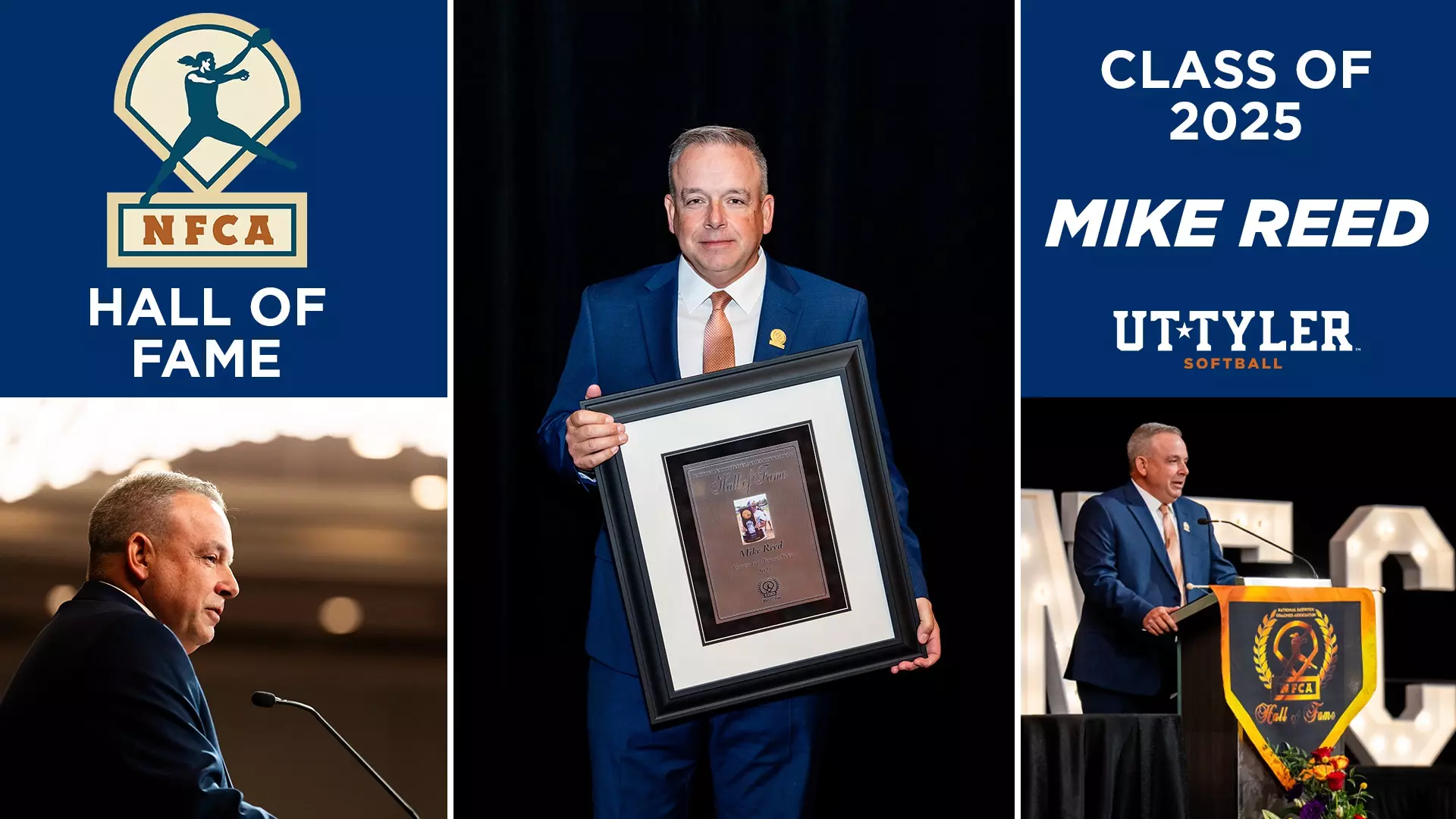 UT Tyler Softball Coach Mike Reed Officially Inducted into NFCA Hall of ...