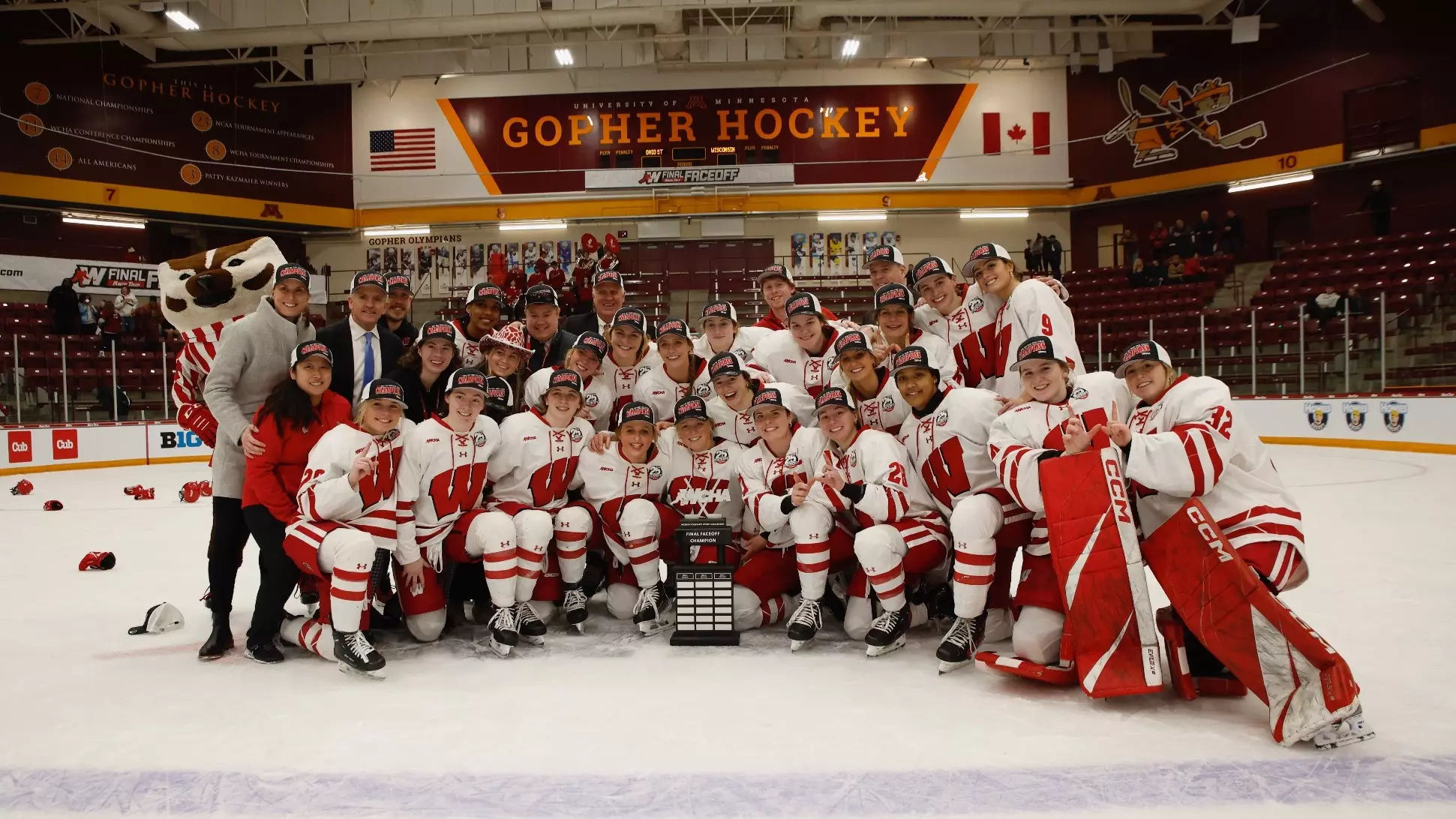 Perfect 10: Badgers win 10th WCHA Final Faceoff title | Wisconsin Badgers
