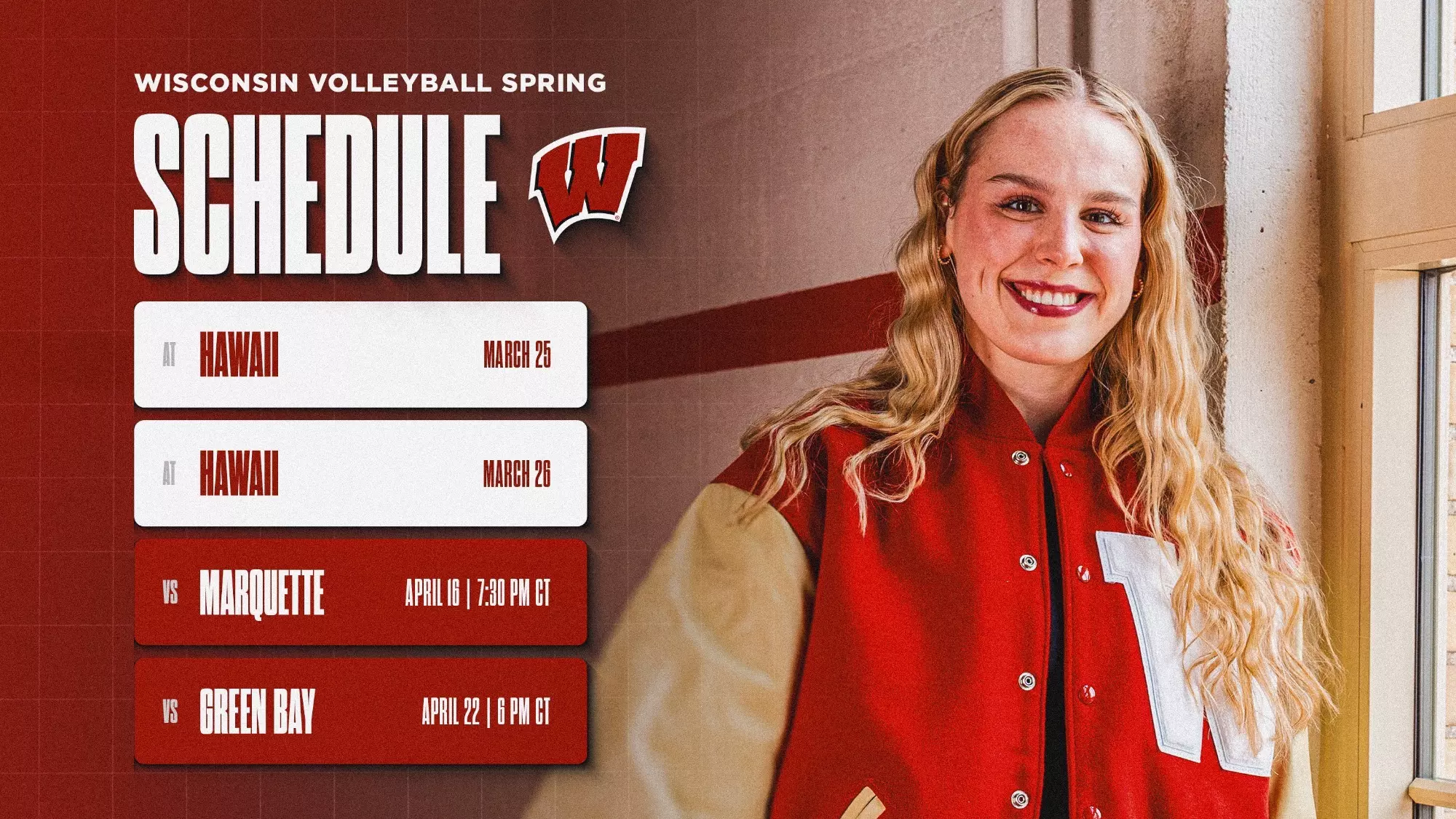 Volleyball Announces Spring Schedule | Wisconsin Badgers