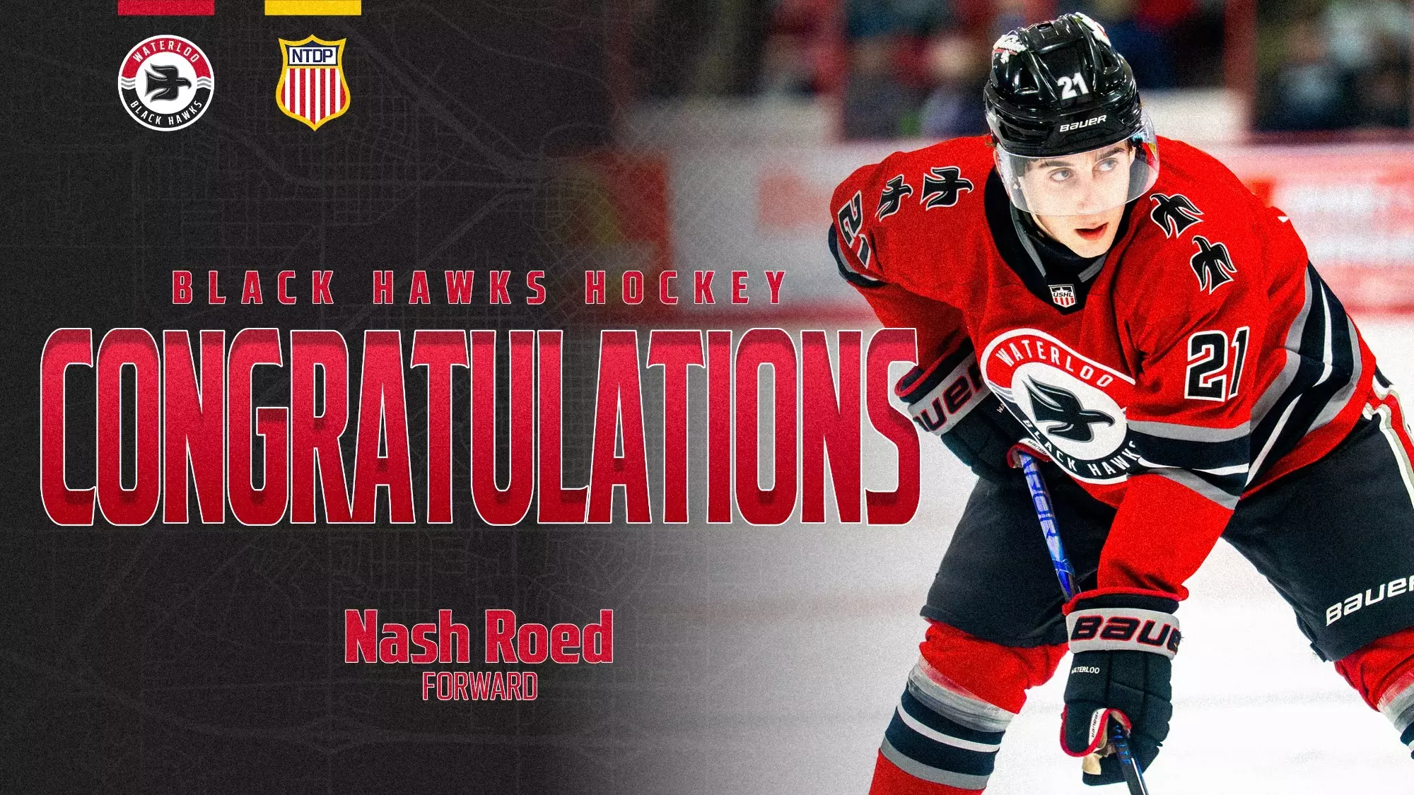 Roed Joins NTDP in ‘26 - Waterloo Black Hawks