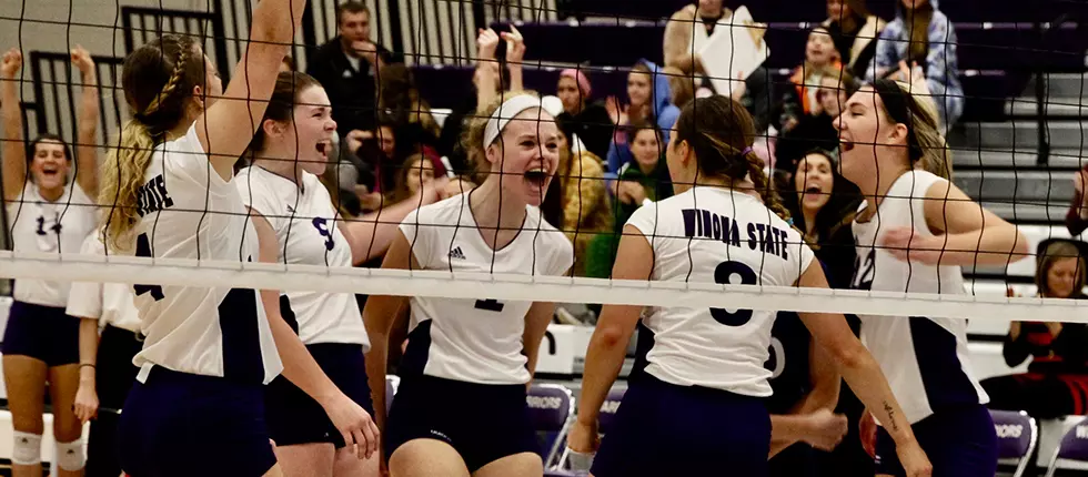 Madison Larson Sarah Suits - Women's Volleyball - Winona State University Athletics
