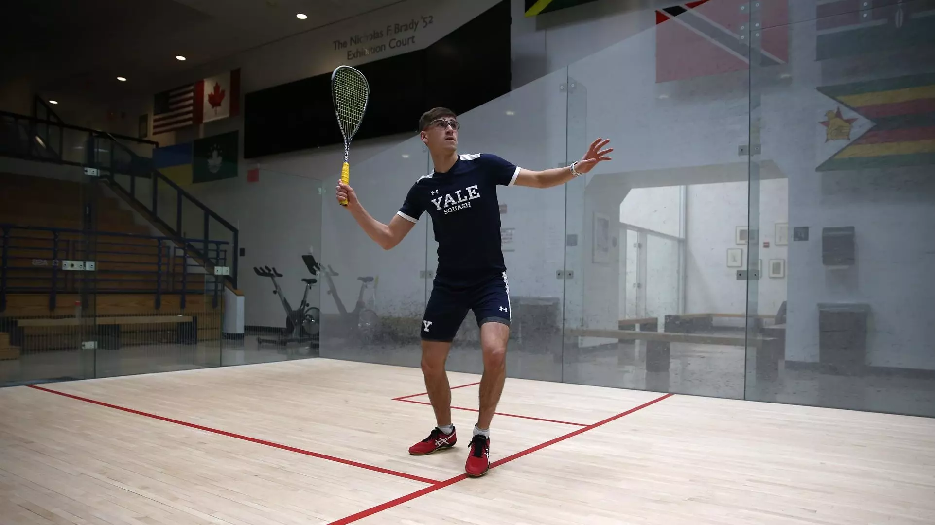 Squashed Window Max Forster - 2024-25 - Men's Squash - Yale University