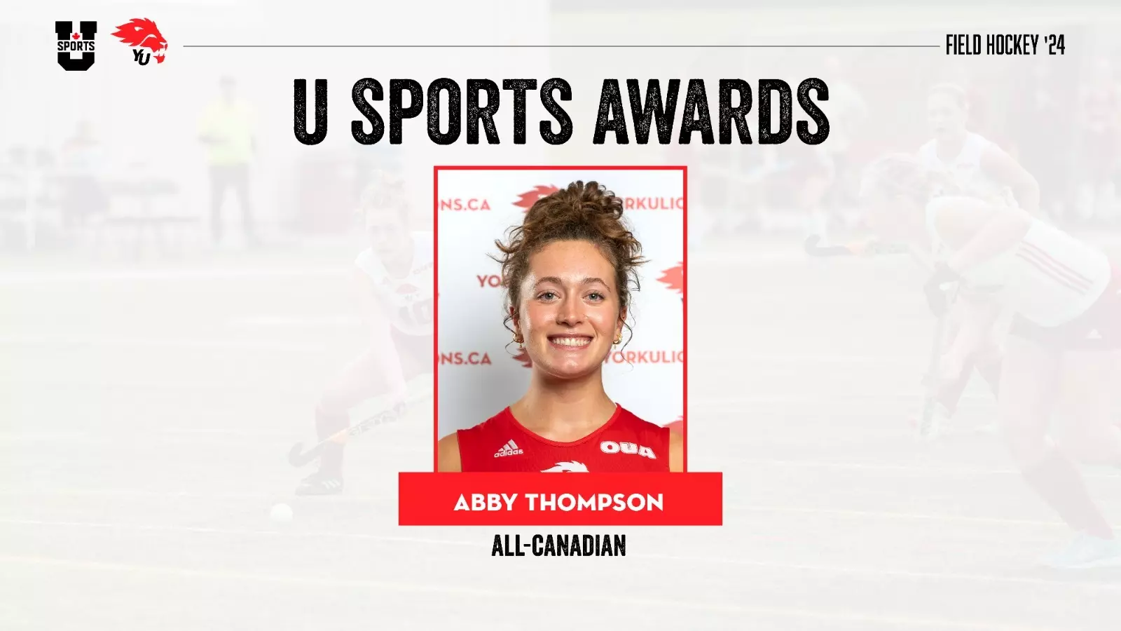 LIONS FALL AWARDS: THOMPSON NAMED U SPORTS ALL-CANADIAN - York ...