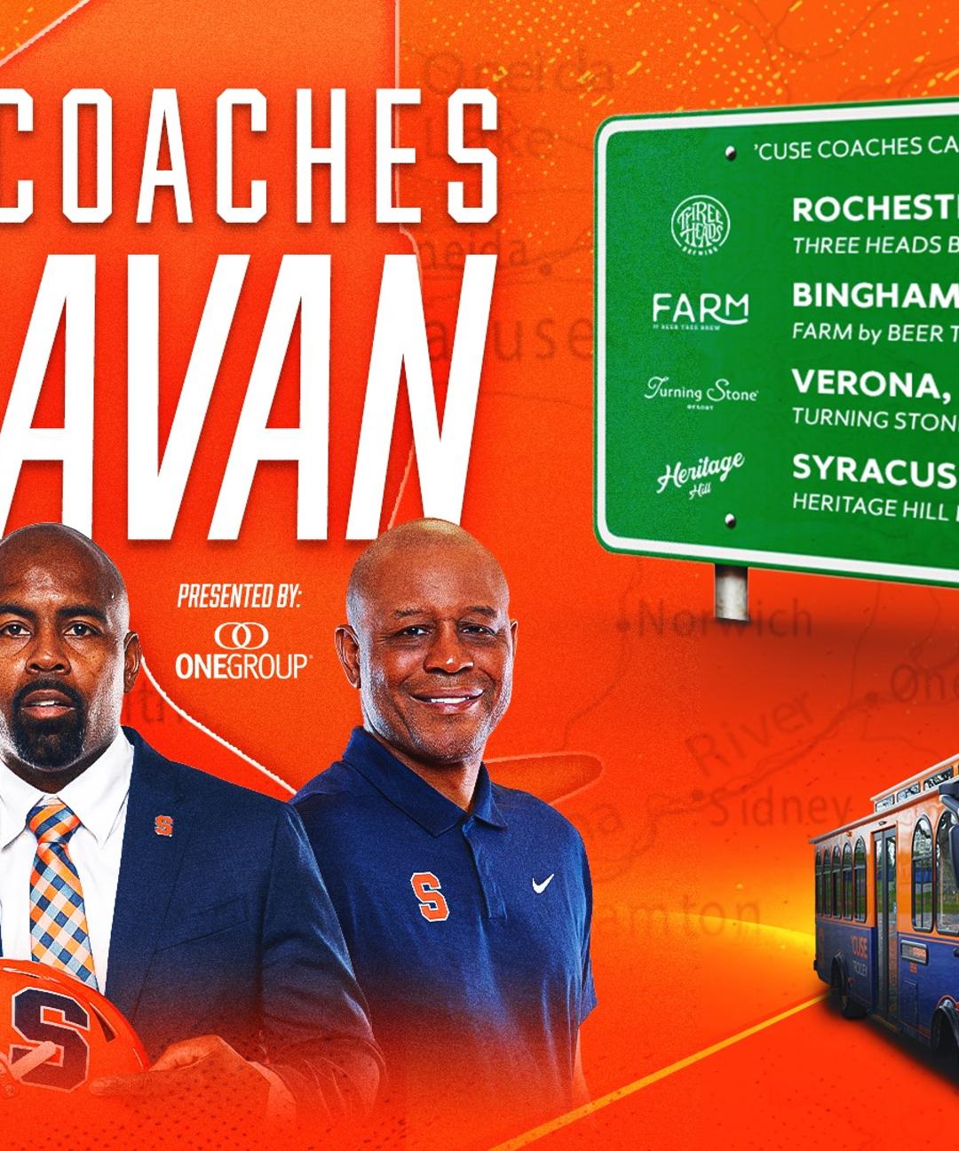 Image related to Coaches Caravan To Make Stops Across NY
