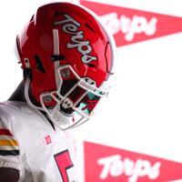 Loving these @terpsfootball uniforms for their first road game of