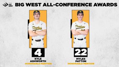 Ashworth & Patton Named Honorable Mention All-Conference